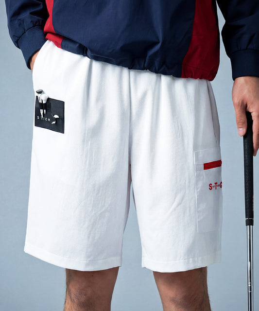 ANTIQUA GOLF×STCH Water-Repellent, Pocketed Shorts Men’s