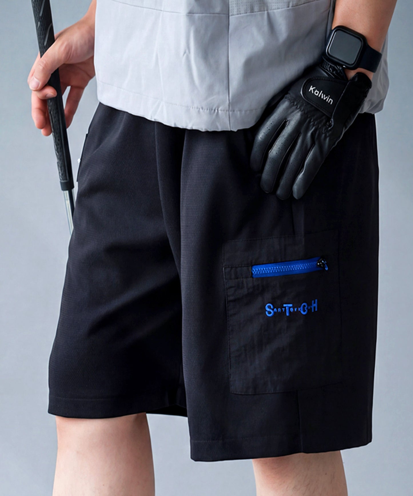 ANTIQUA GOLF×STCH Water-Repellent, Pocketed Shorts Men’s