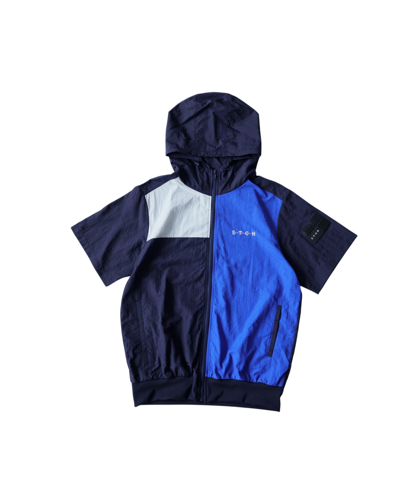 ANTIQUA GOLF×STCH Color-Blocked Full-Zip Hooded Jacket/Hoodie Ladies