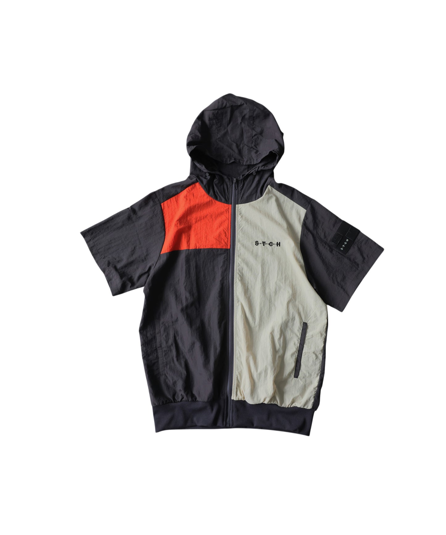 ANTIQUA GOLF×STCH Color-Blocked Full-Zip Hooded Jacket/Hoodie Ladies