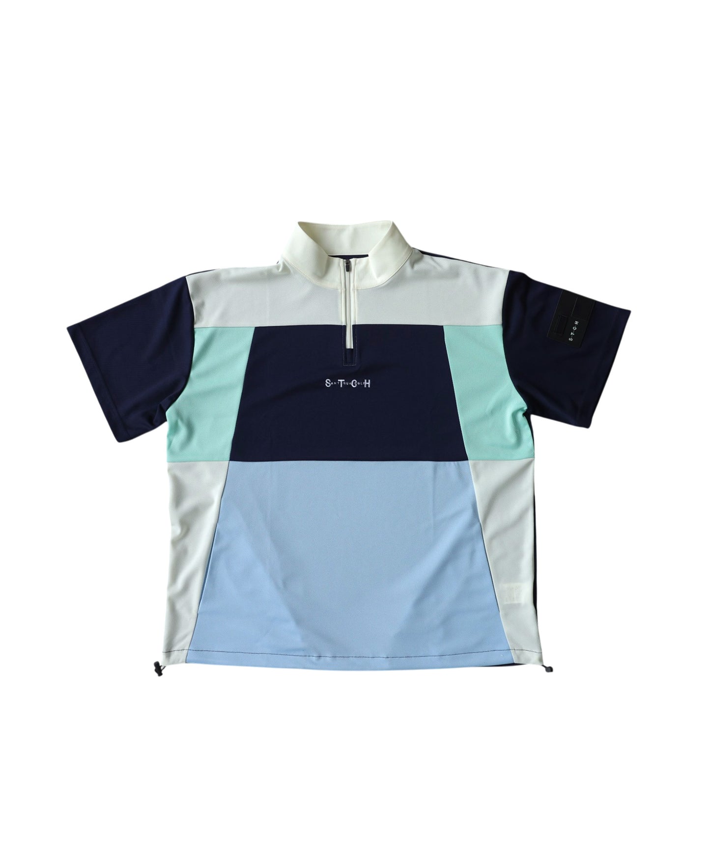 ANTIQUA GOLF×STCH olor-Blocked Half-Zip Top Men’s