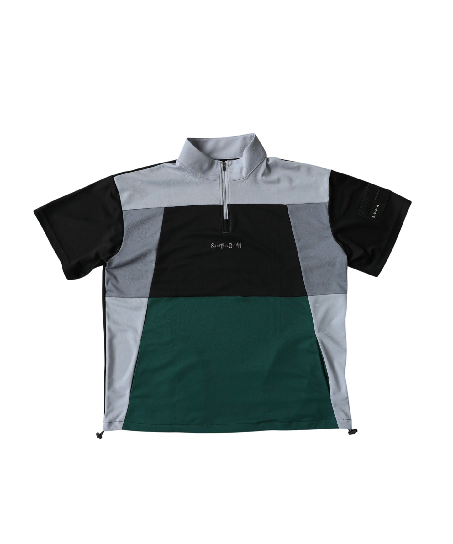 ANTIQUA GOLF×STCH Color-Blocked Half-Zip Top Ladies