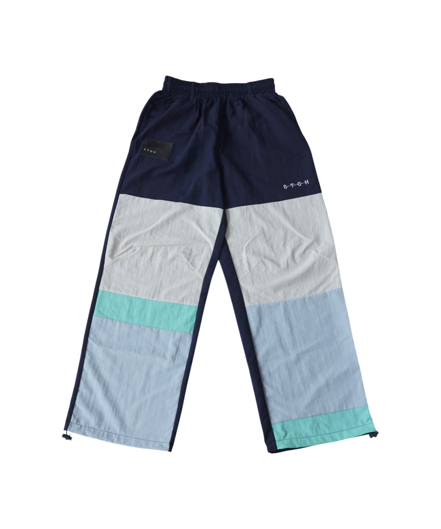 ANTIQUA GOLF×STCH Quick-Drying, Color-Blocked Wide-Leg Pants Ladies