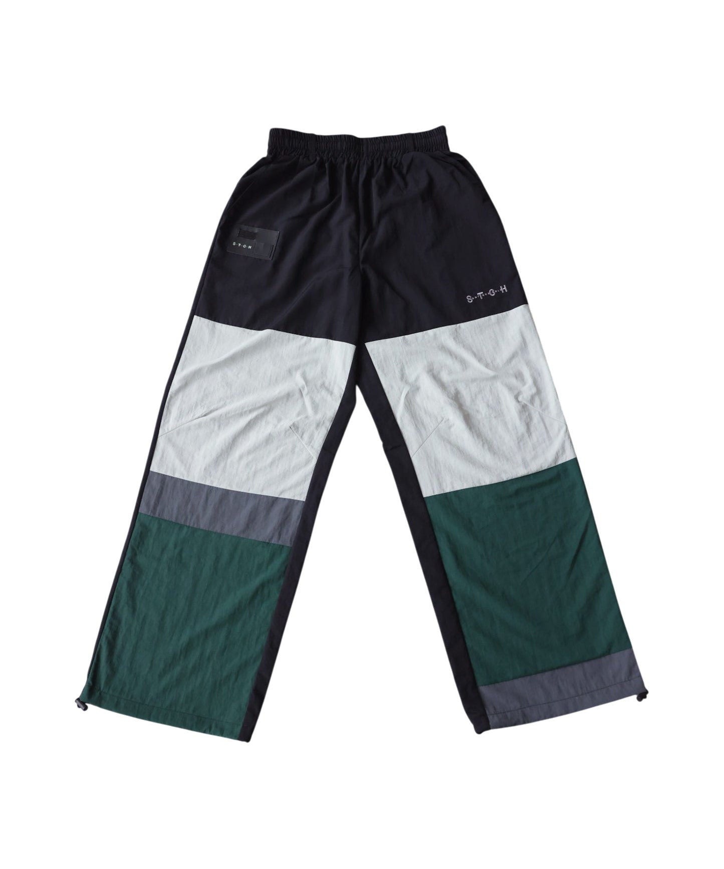ANTIQUA GOLF×STCH Quick-Drying, Color-Blocked Wide-Leg Pants Ladies