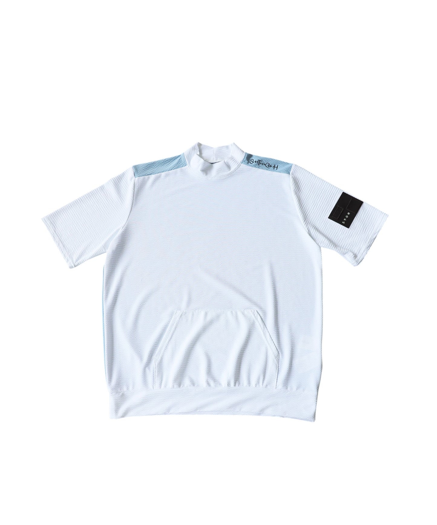 ANTIQUA GOLF×STCH Sweat-Wicking, Quick-Drying, UV-Cut Mock Neck Pullover Men’s