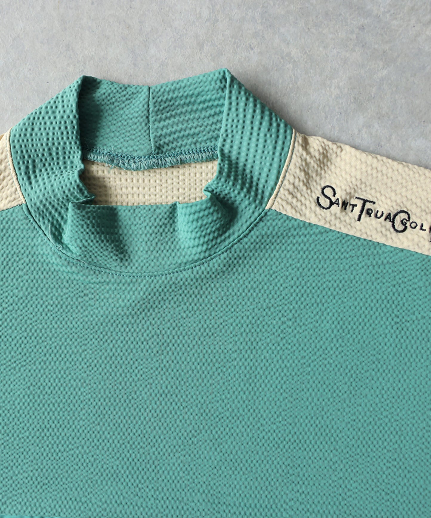 ANTIQUA GOLF×STCH Sweat-Wicking, Quick-Drying, UV-Cut Mock Neck Pullover Ladies