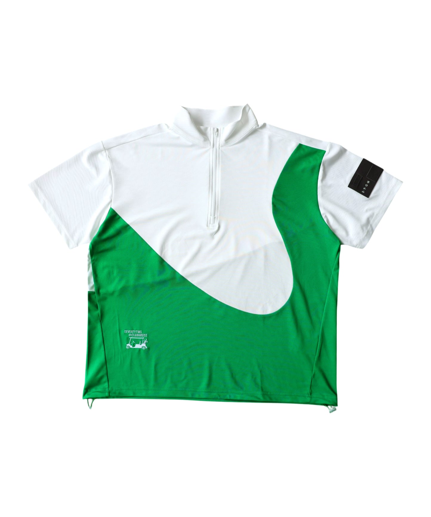 ANTIQUA GOLF×STCH Half-Zip, Color-Blocked Stand-Neck Top Men’s