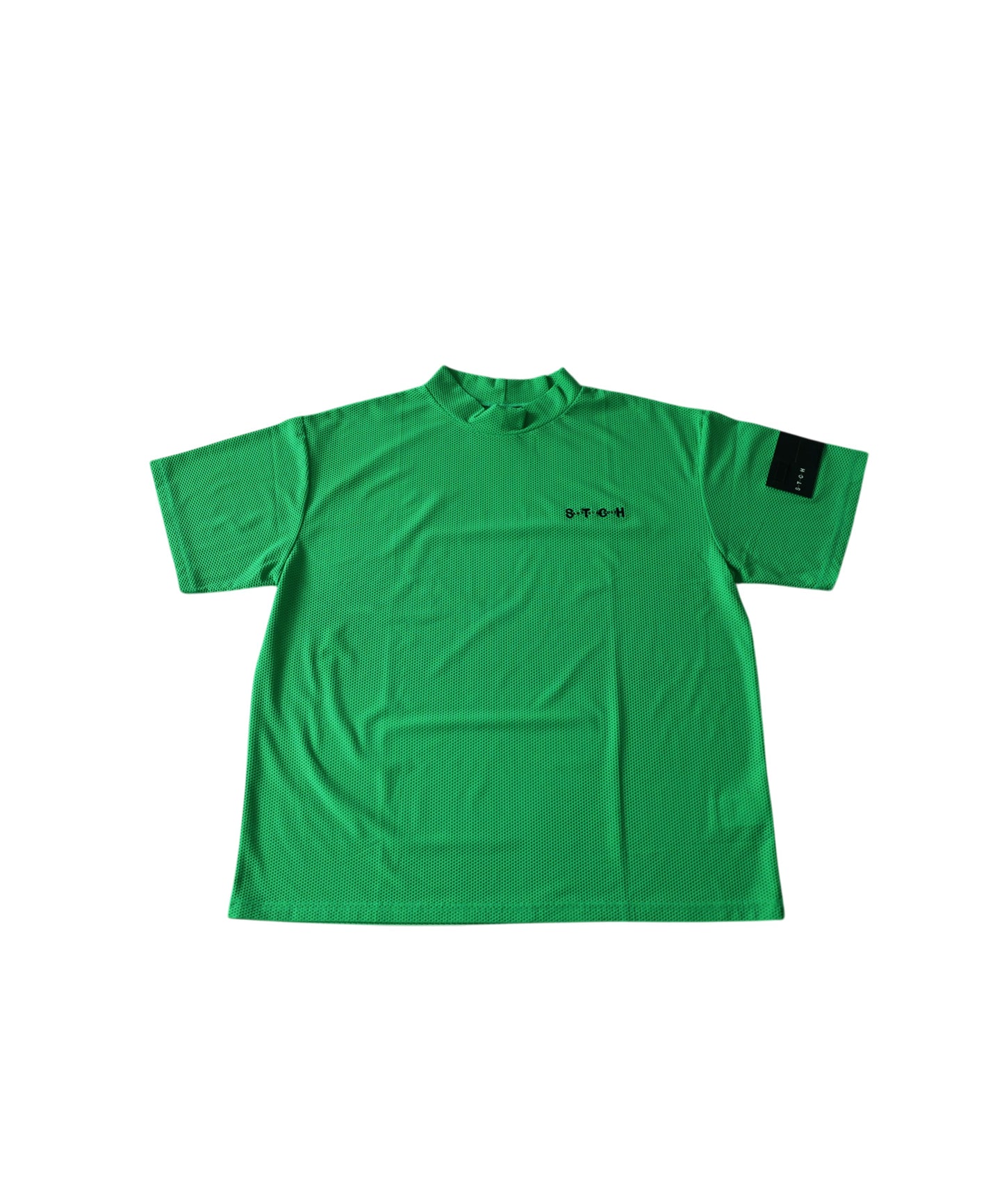 ANTIQUA GOLF×STCH Mesh Fabric, Moisture-Wicking, Quick-Drying, Mock Neck Pullover Ladies