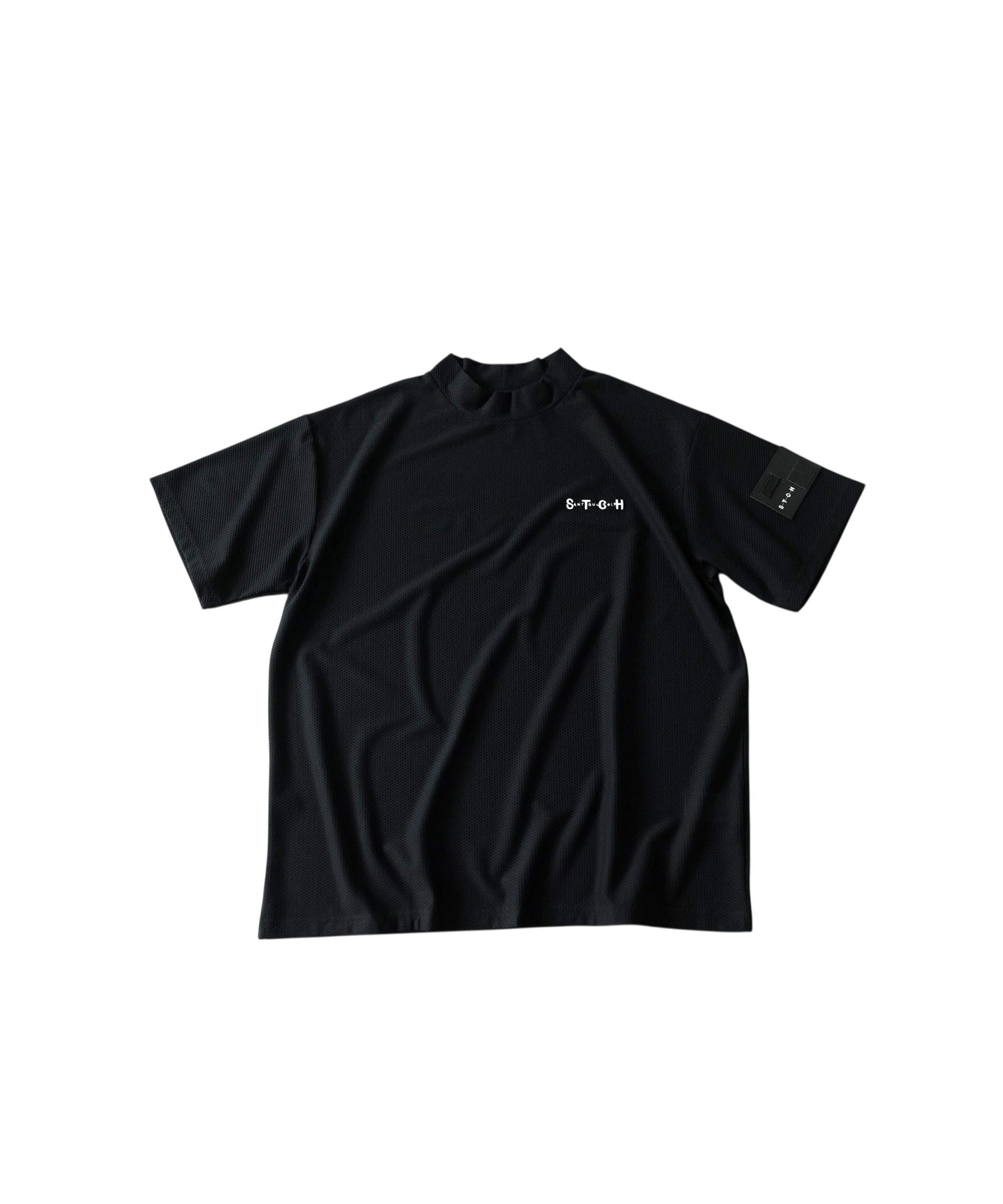 ANTIQUA GOLF×STCHMesh Fabric, Moisture-Wicking, Quick-Drying, Mock Neck Pullover Men’s