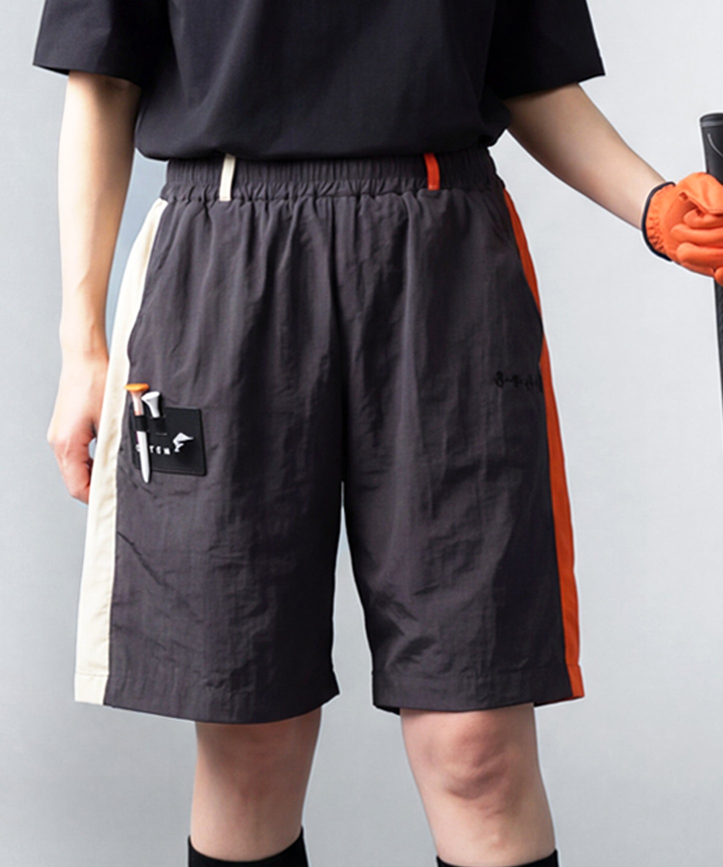 ANTIQUA GOLF×STCH Color-Blocked Shorts Ladies