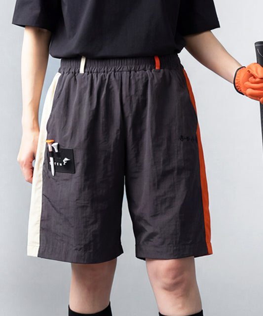 ANTIQUA GOLF×STCH Color-Blocked Shorts Ladies