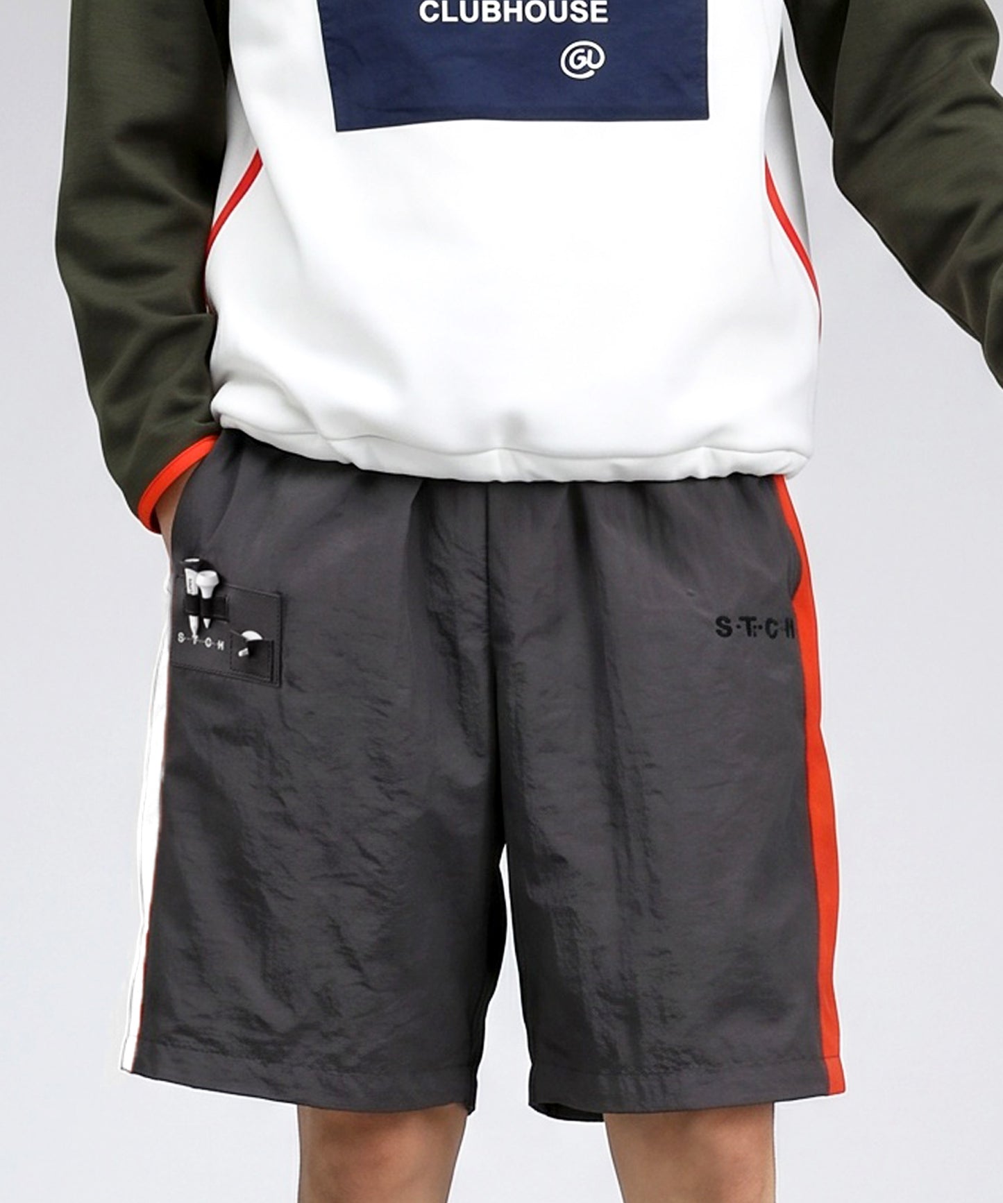 ANTIQUA GOLF×STCH Color-Blocked Shorts Men’s