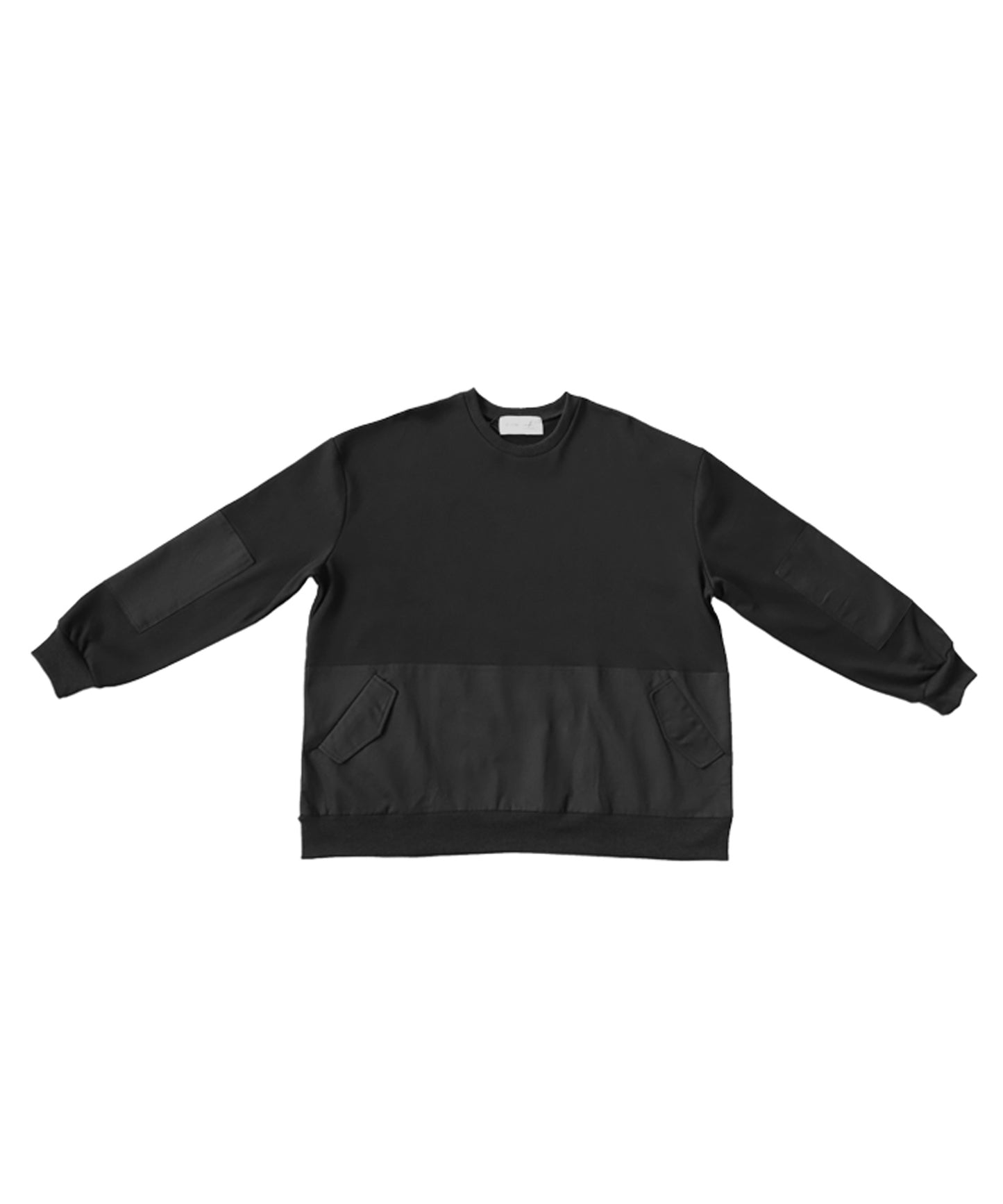 Different material switching Men's sweatshirt