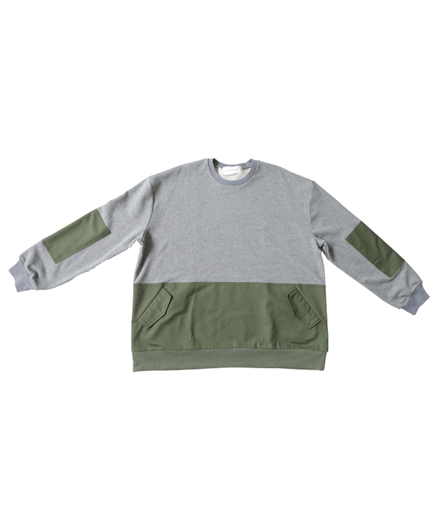 Different material switching Men's sweatshirt