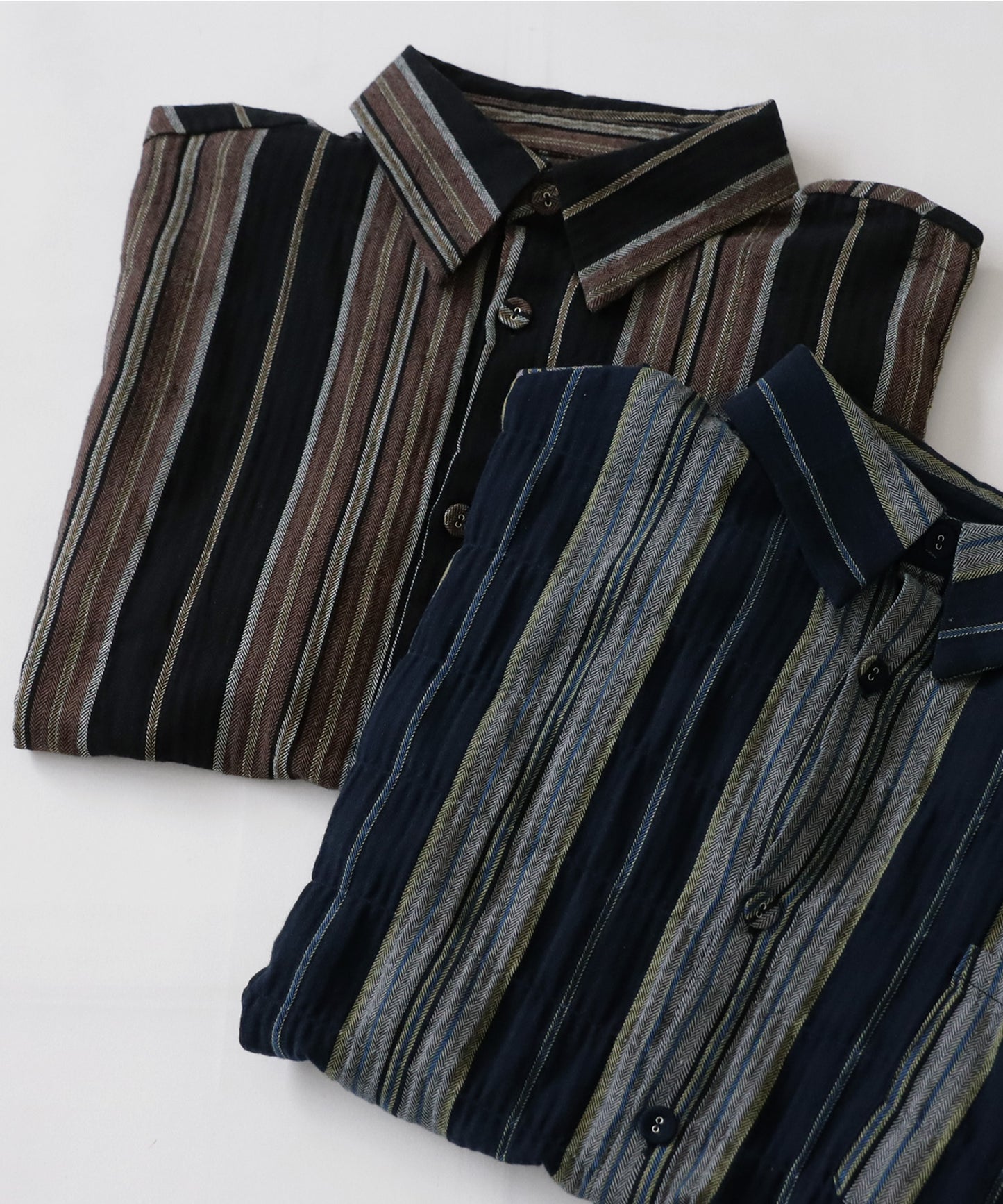 Ethnic striped pattern shirt Ladies