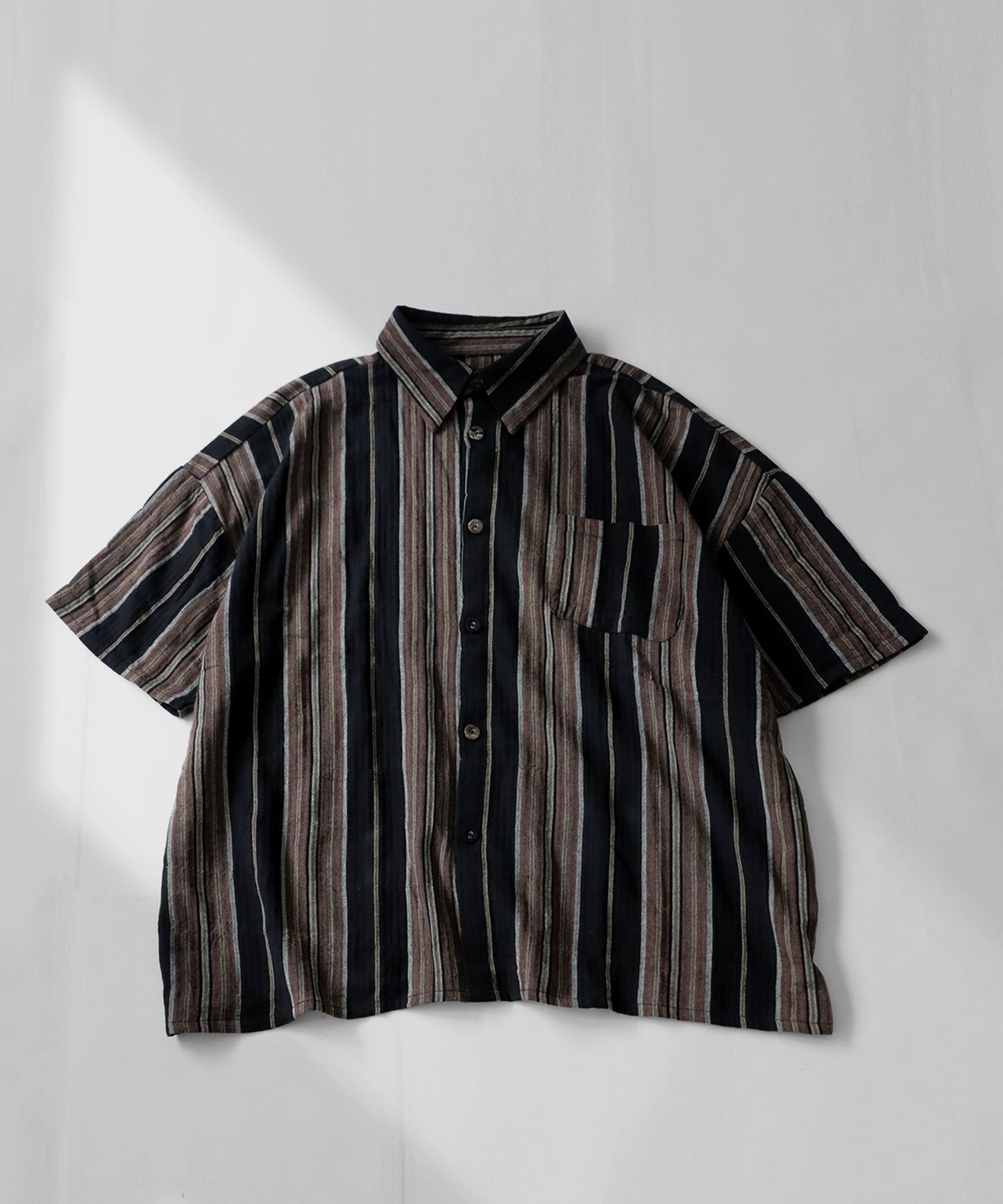 Ethnic striped pattern shirt Men's