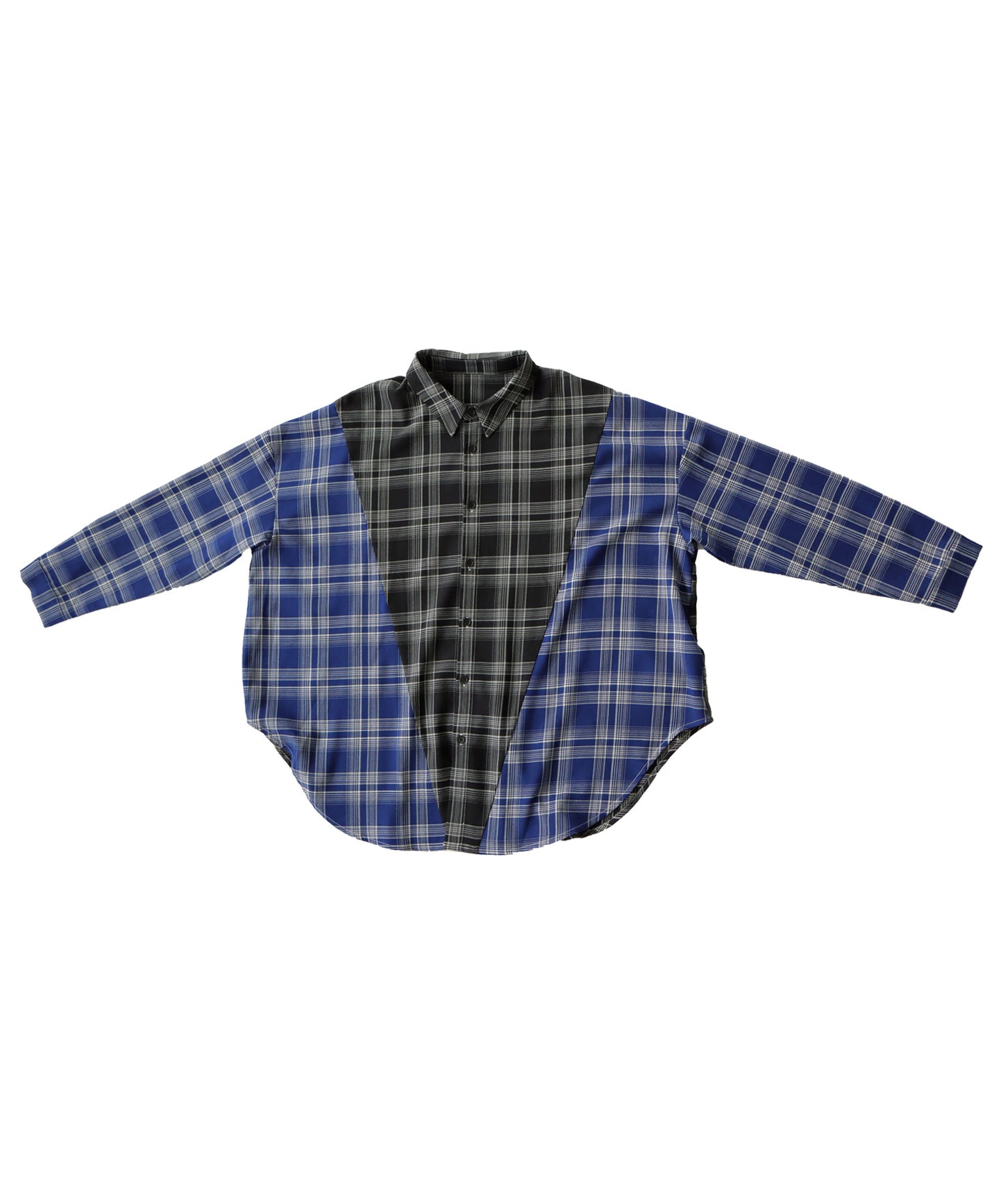 Switching checkd shirt Men's