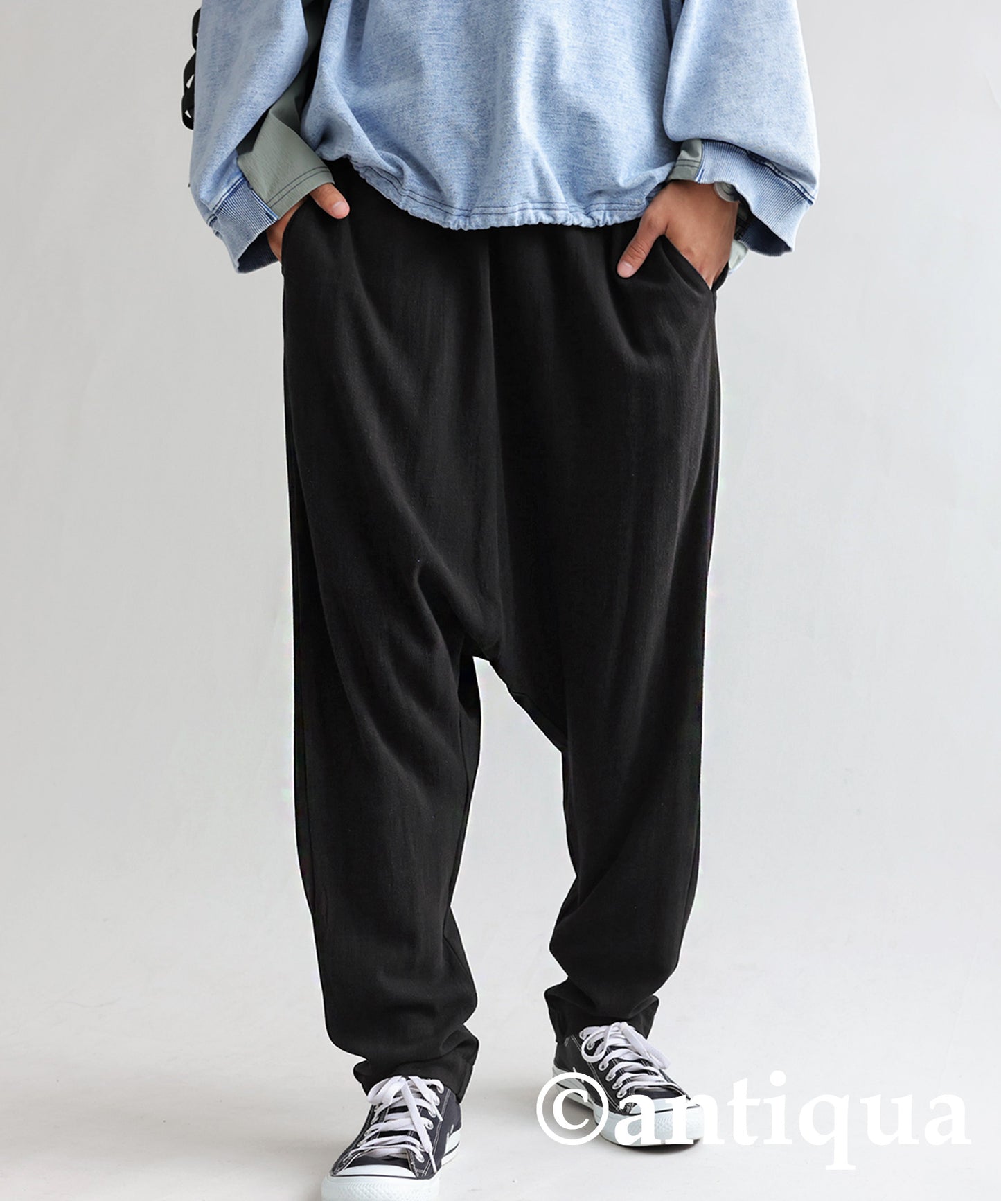 Different material Docking Saruel Pants Men's