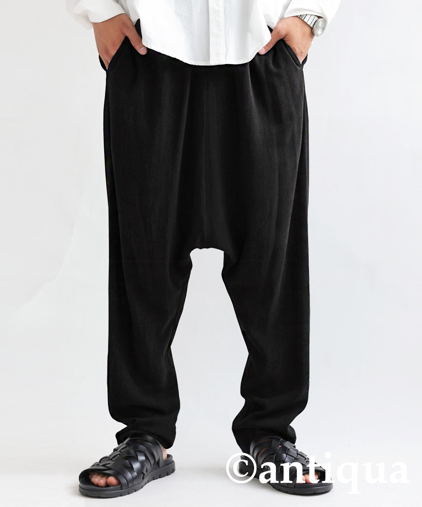 Different material Docking Saruel Pants Men's