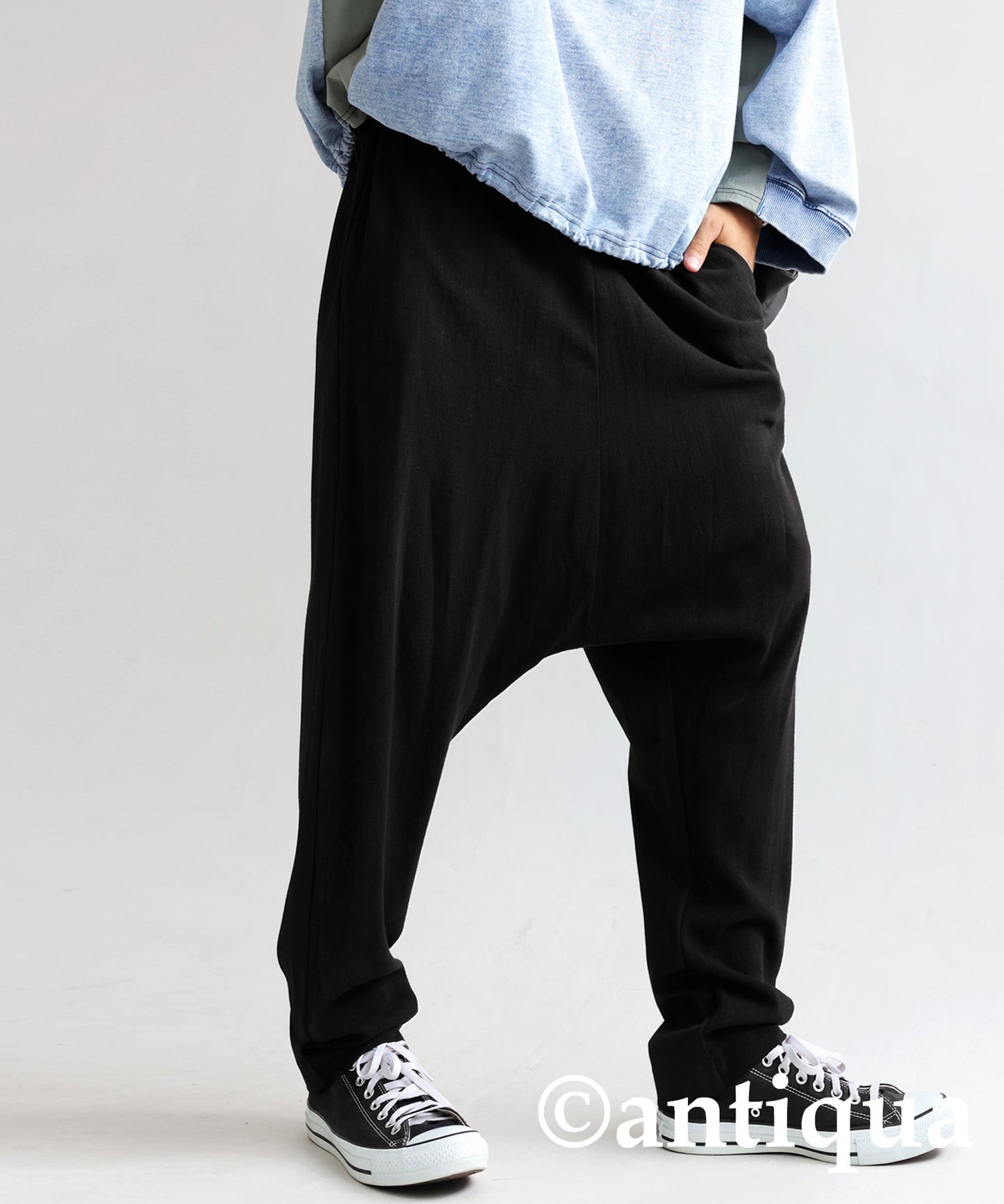 Different material Docking Saruel Pants Men's