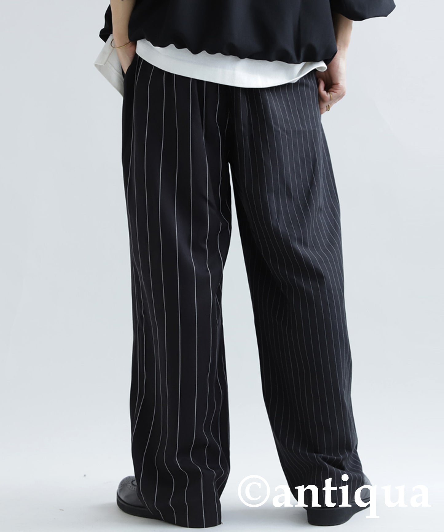 Striped Tuck Pants Men's