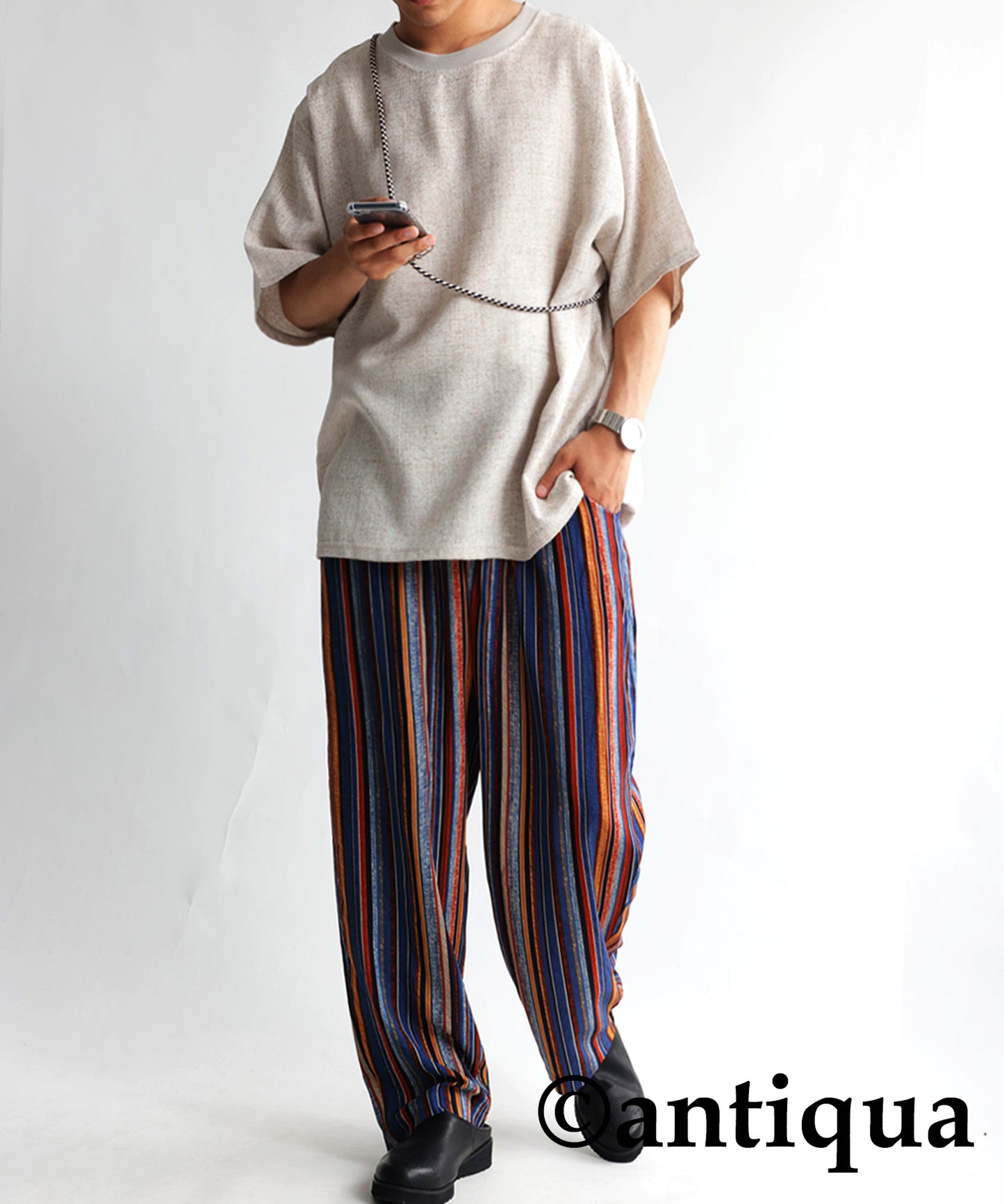 Tapered pants Long-length Men's