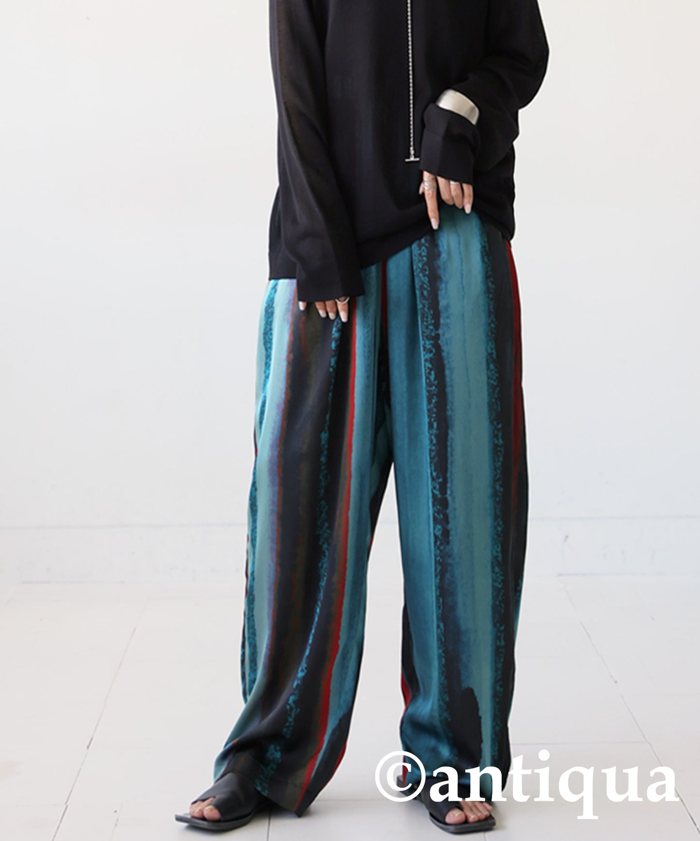 Ladies Tapered pants Long-length