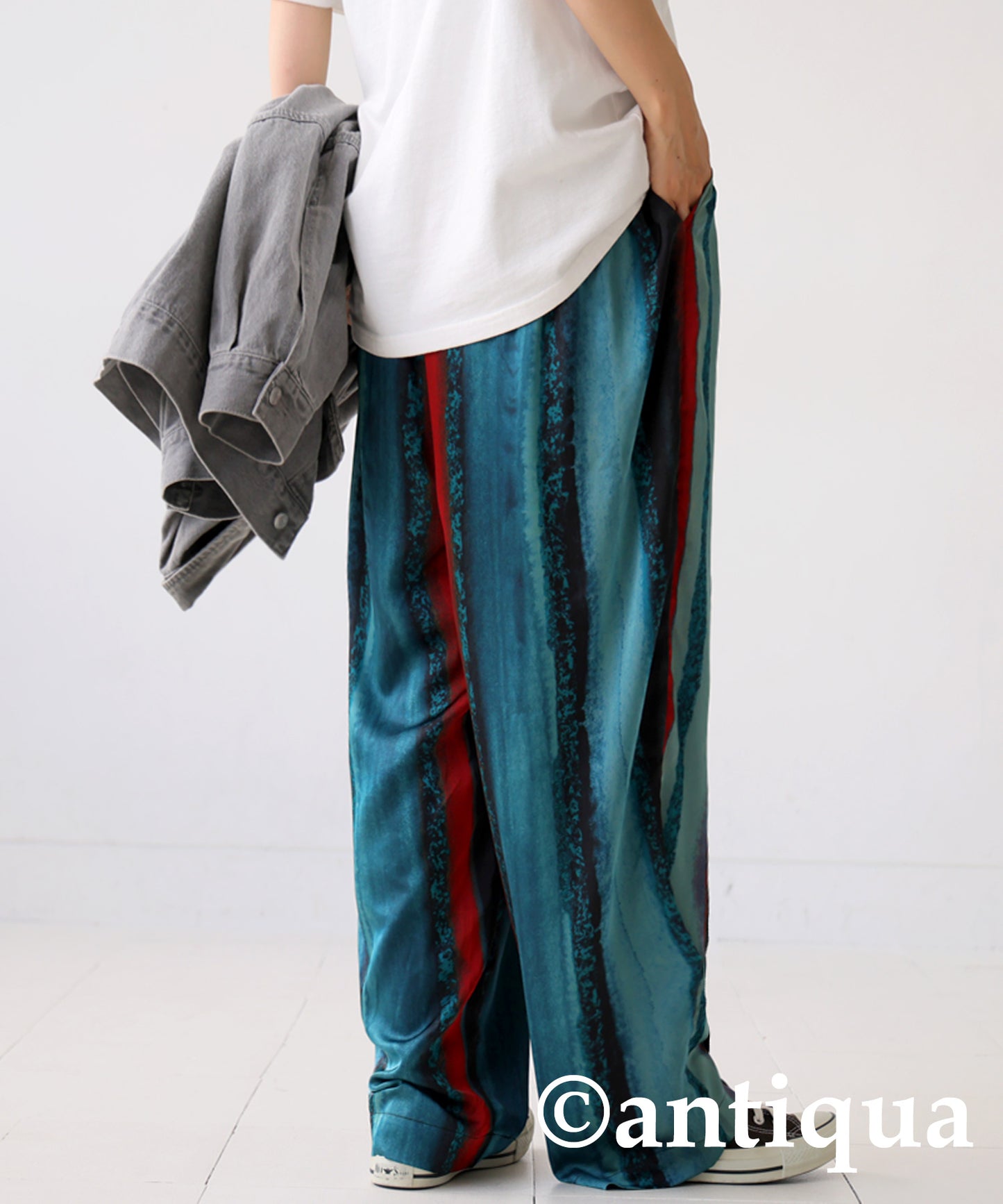 Ladies Tapered pants Long-length