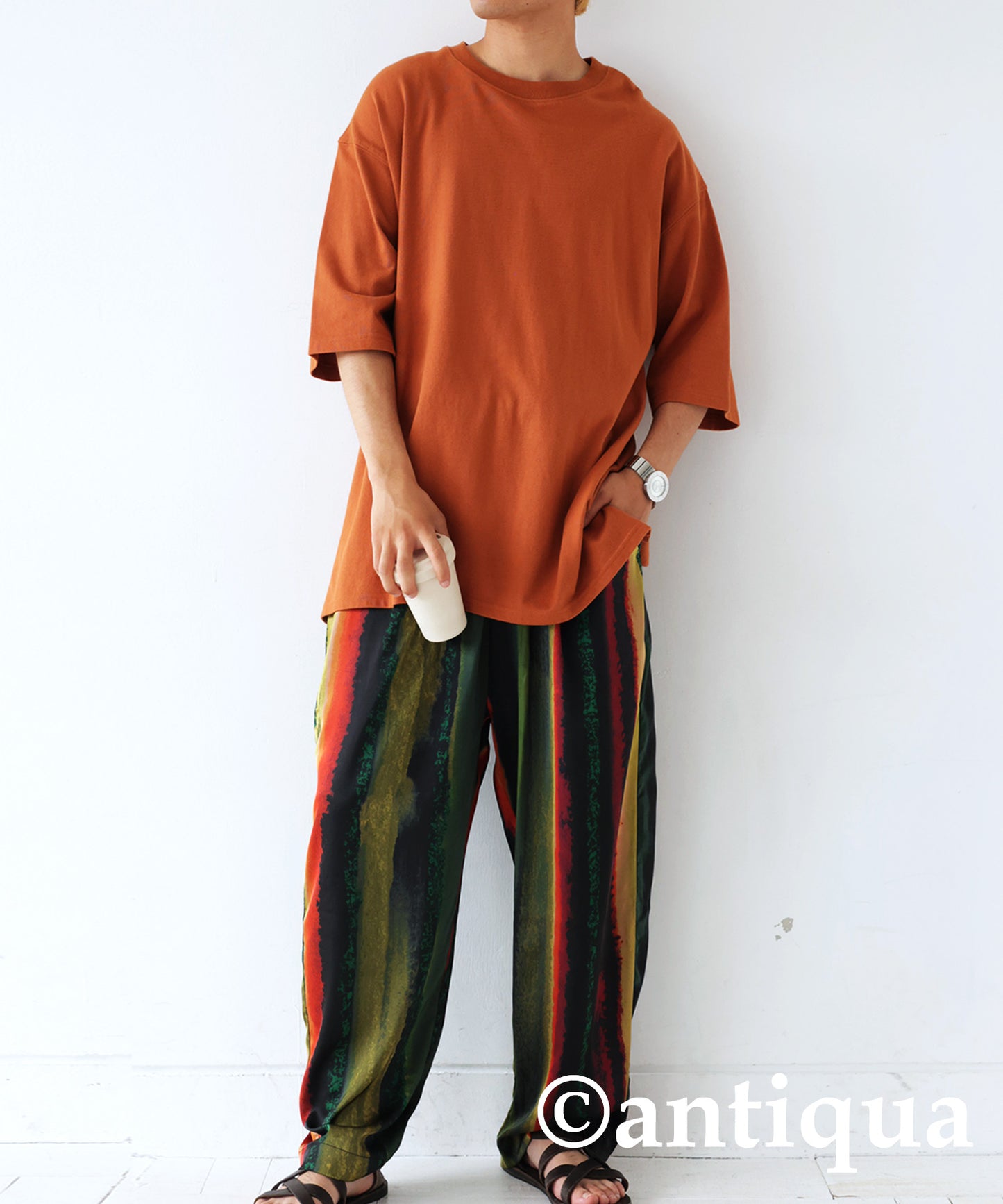 Tapered pants Long-length Men's