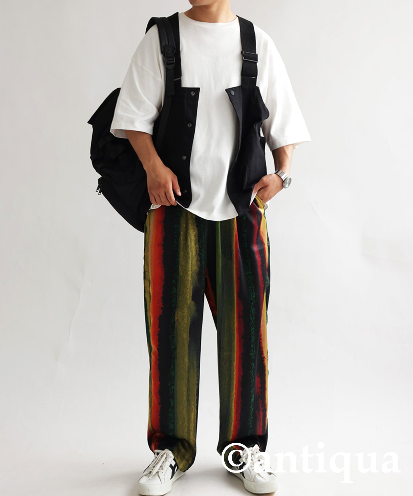 Tapered pants Long-length Men's