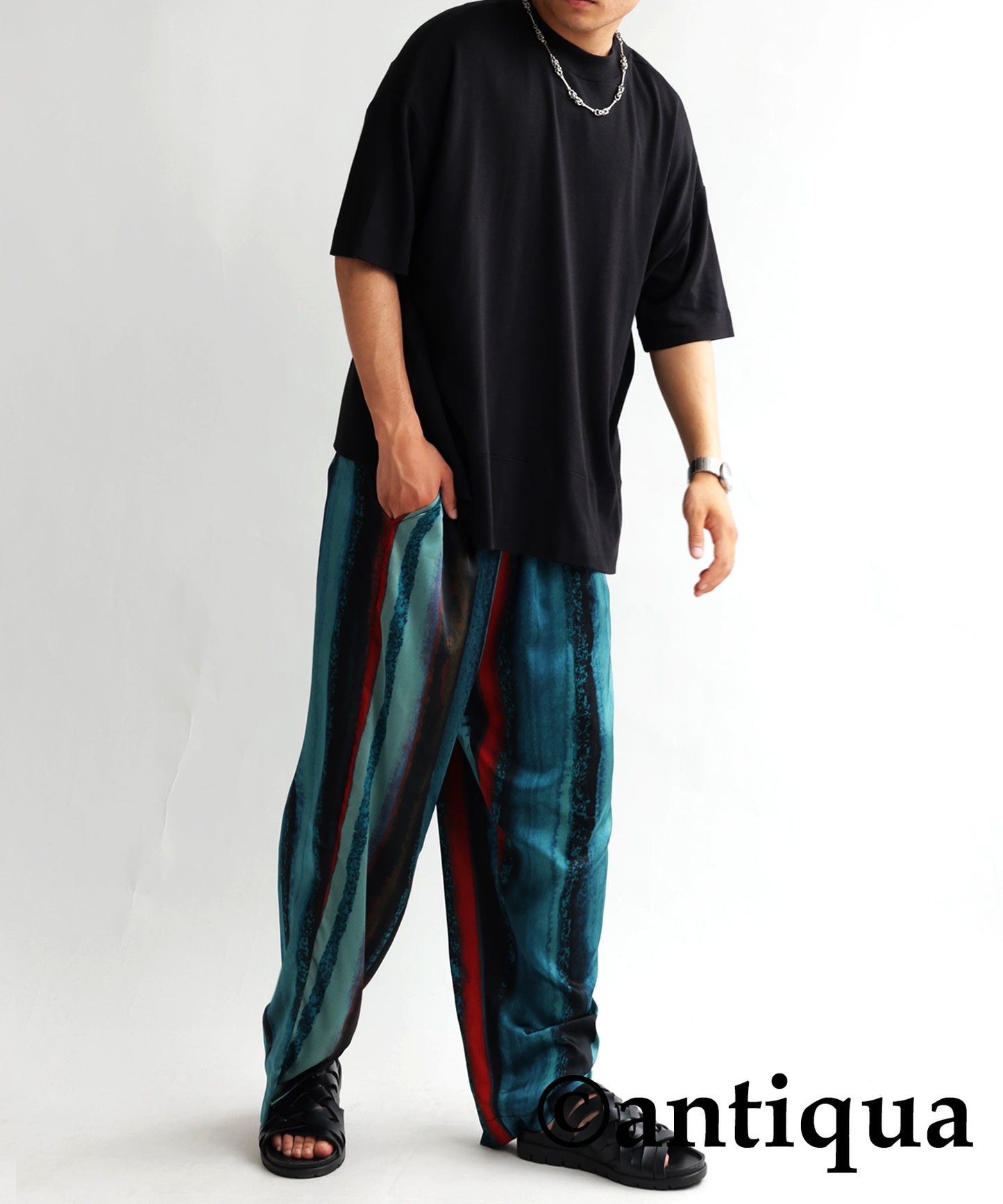 Tapered pants Long-length Men's