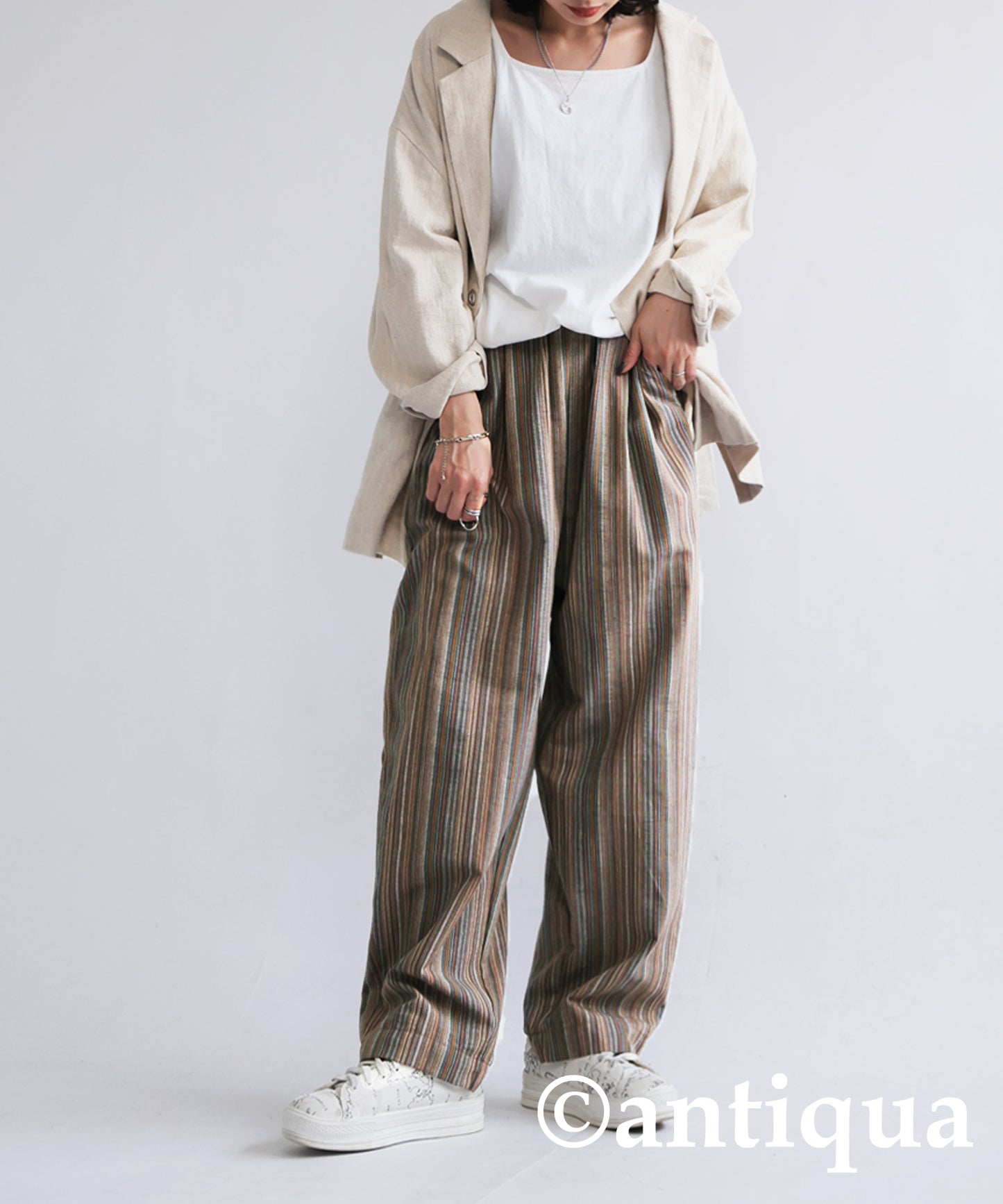 Stripe Pants Ladies