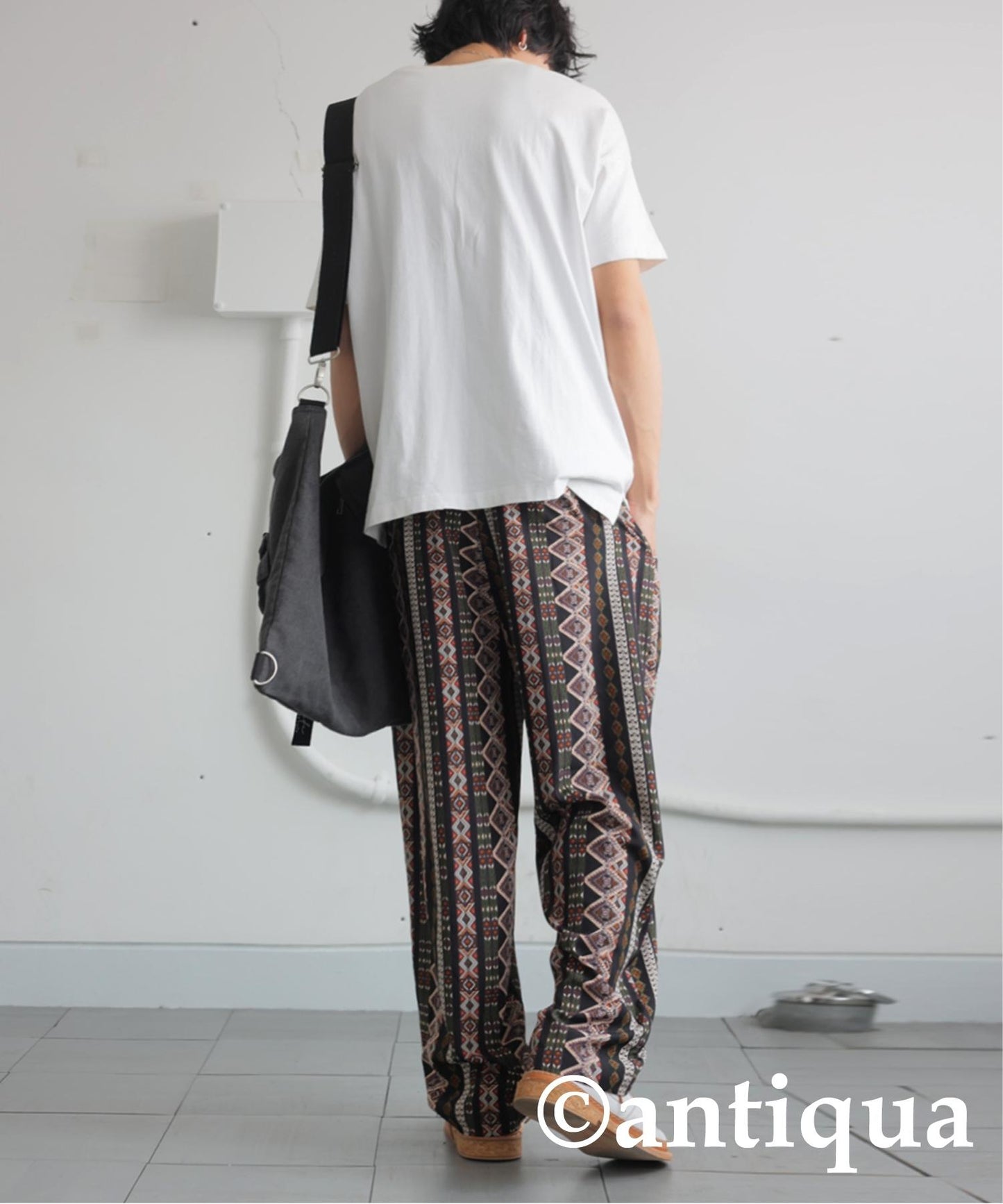 Men's Native Pattern Tapered Pants
