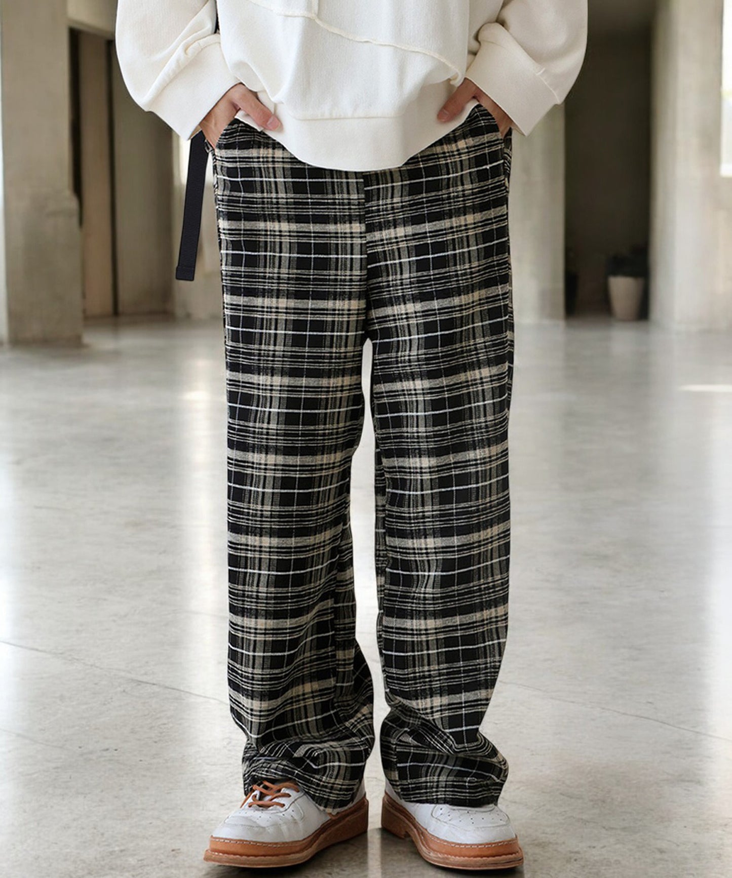 Plaid Pants Men's