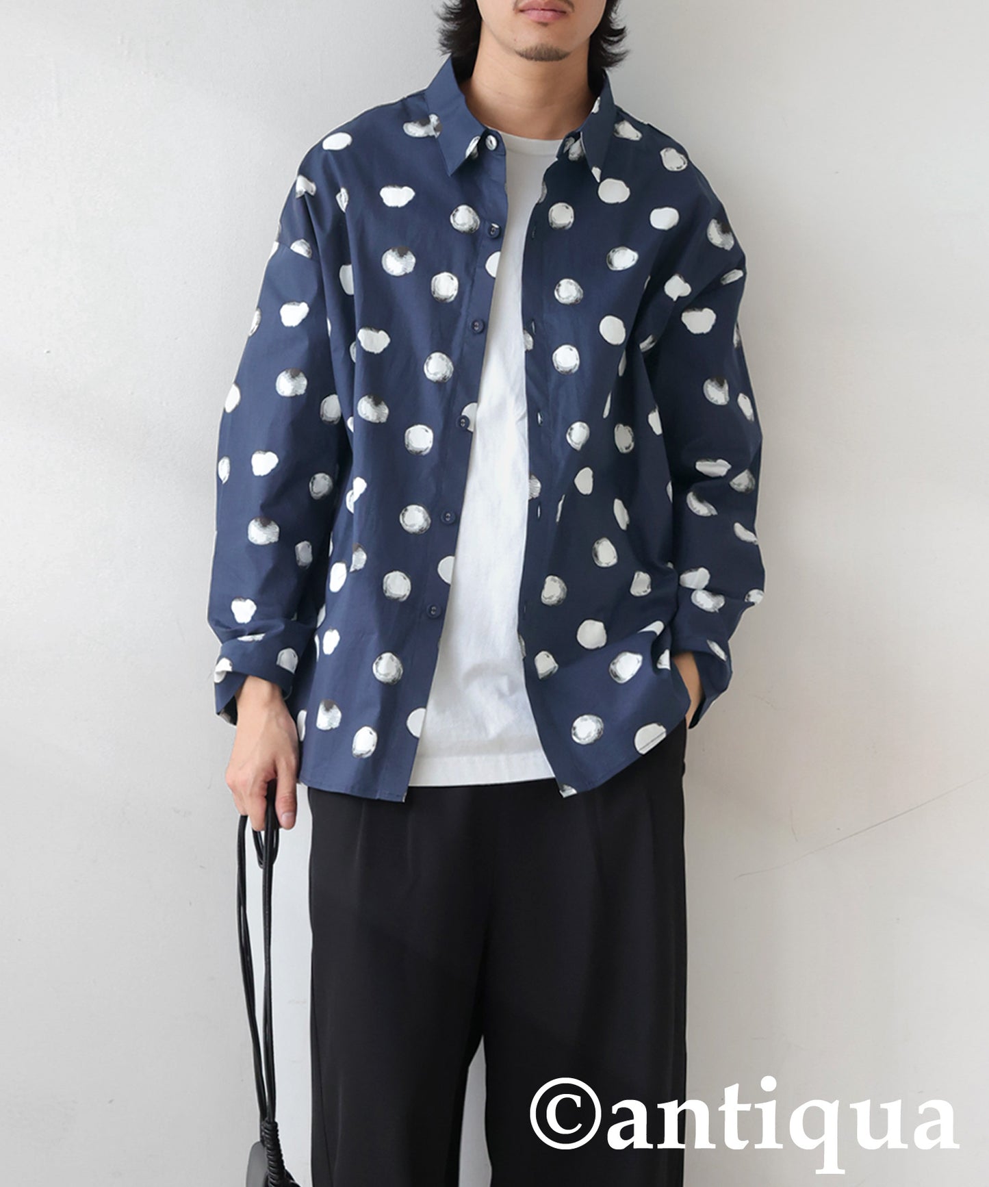 Dot Pattern Shirt Men's