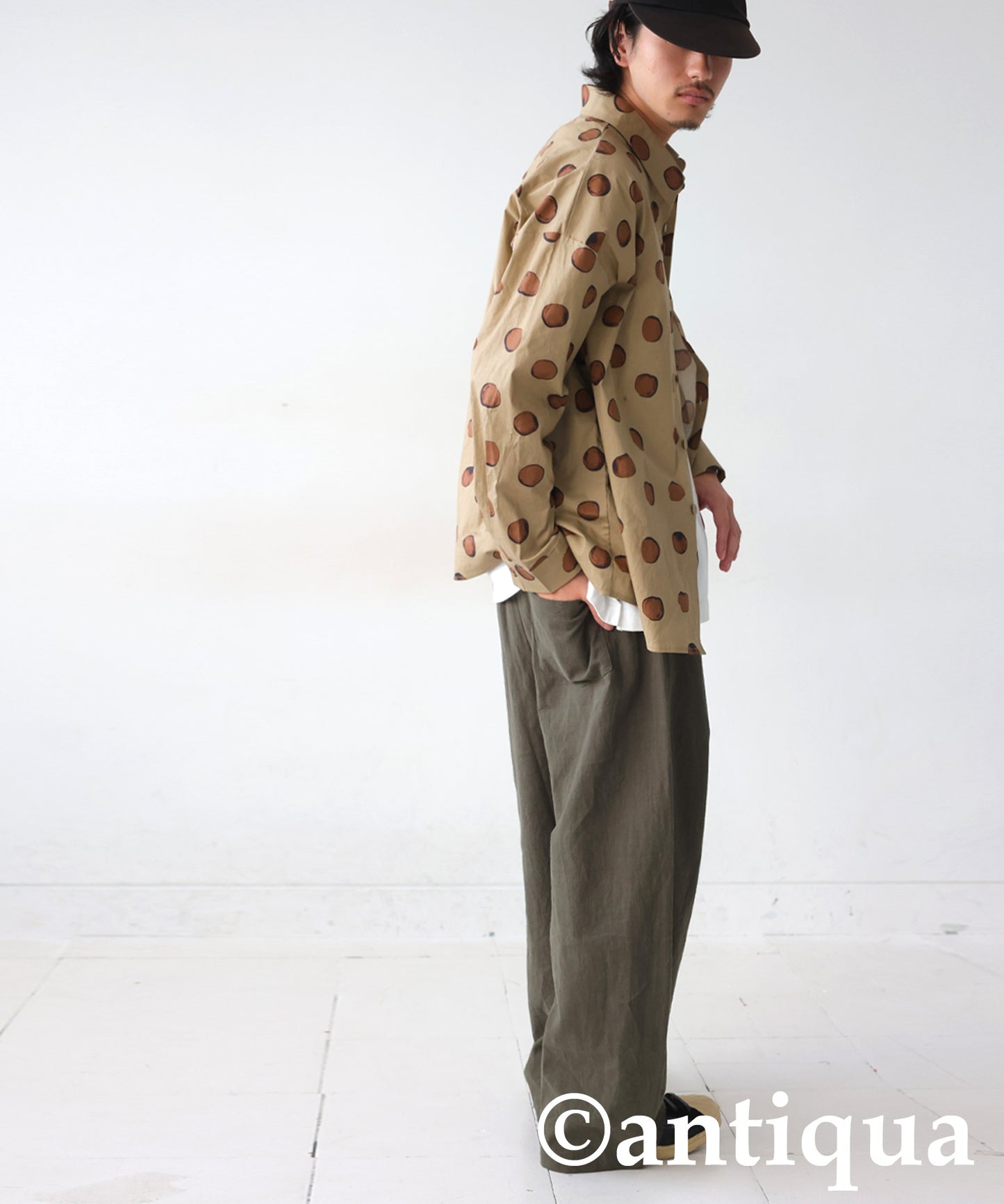 Dot Pattern Shirt Men's