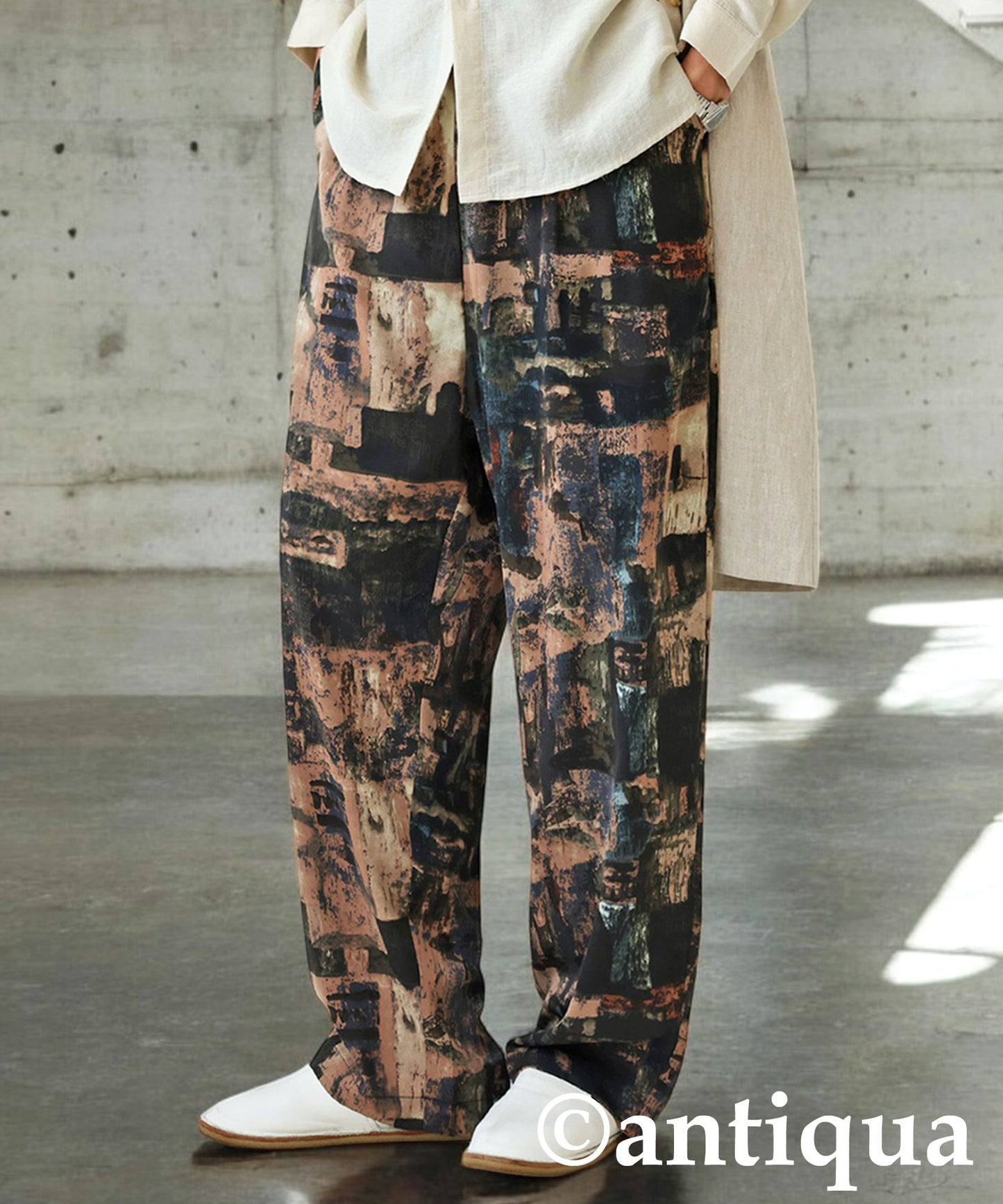 Vintage Pattern Pants Men's