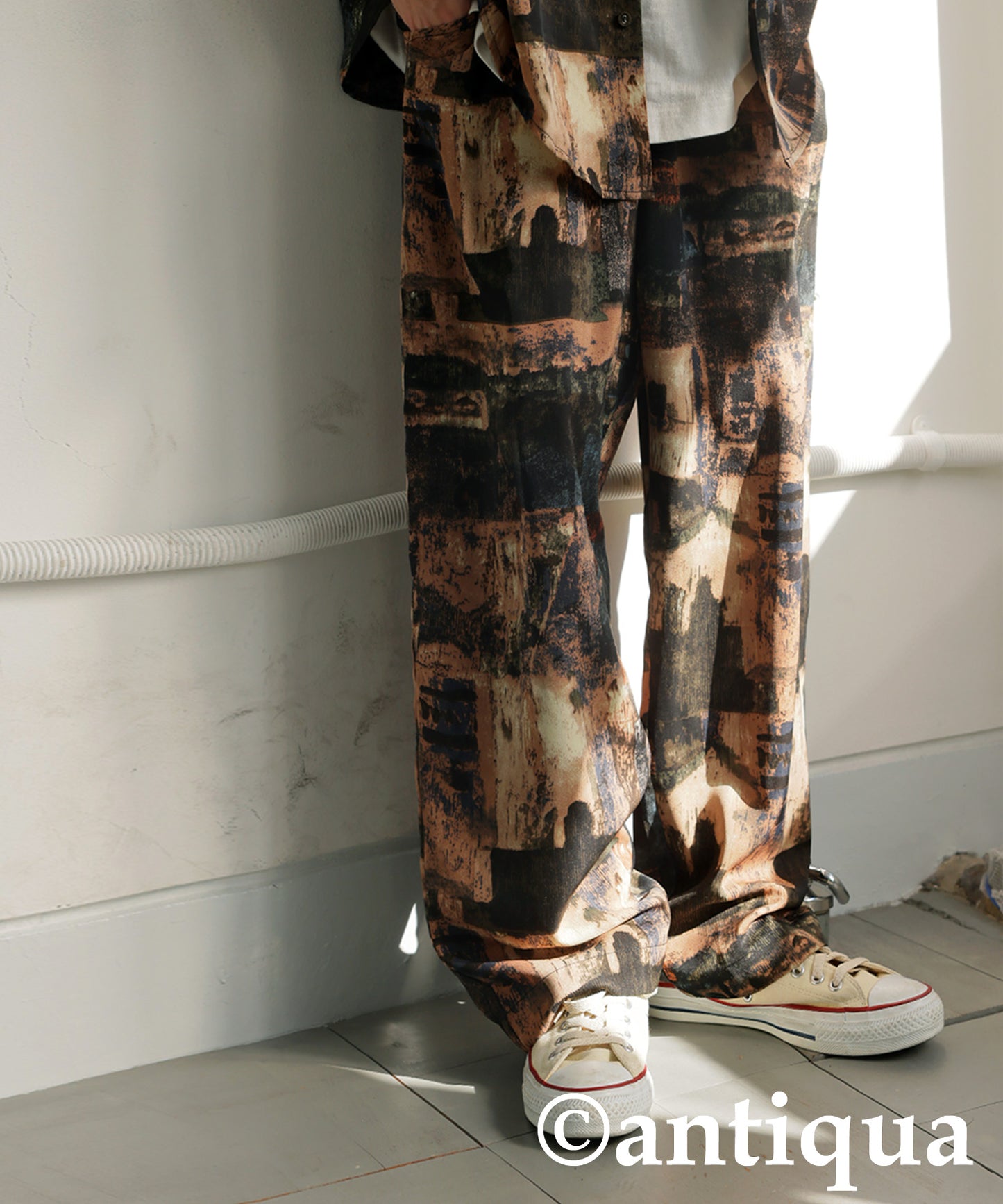 Vintage Pattern Pants Men's