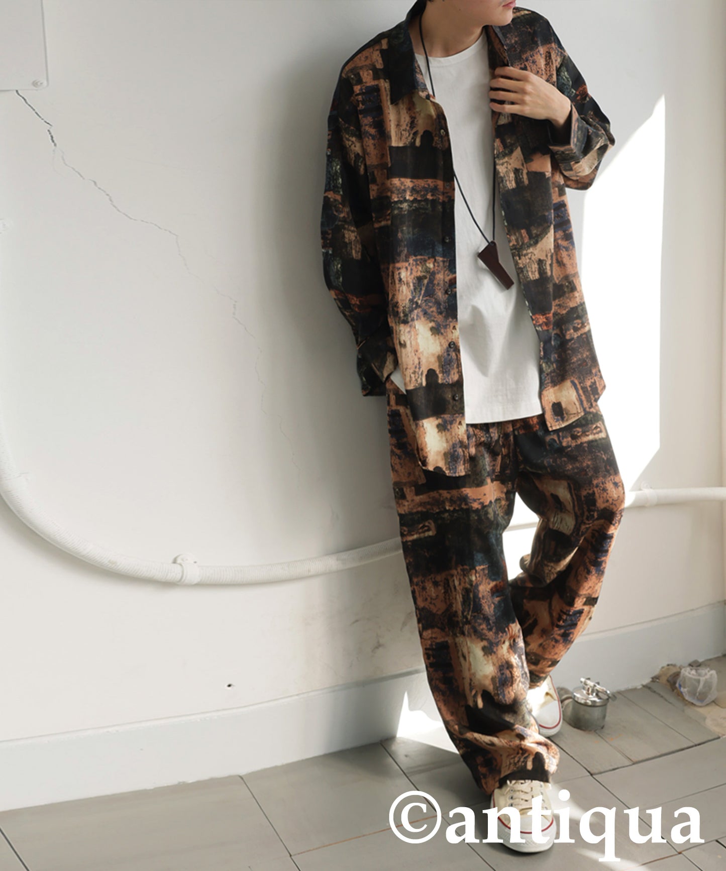 Vintage Pattern Pants Men's