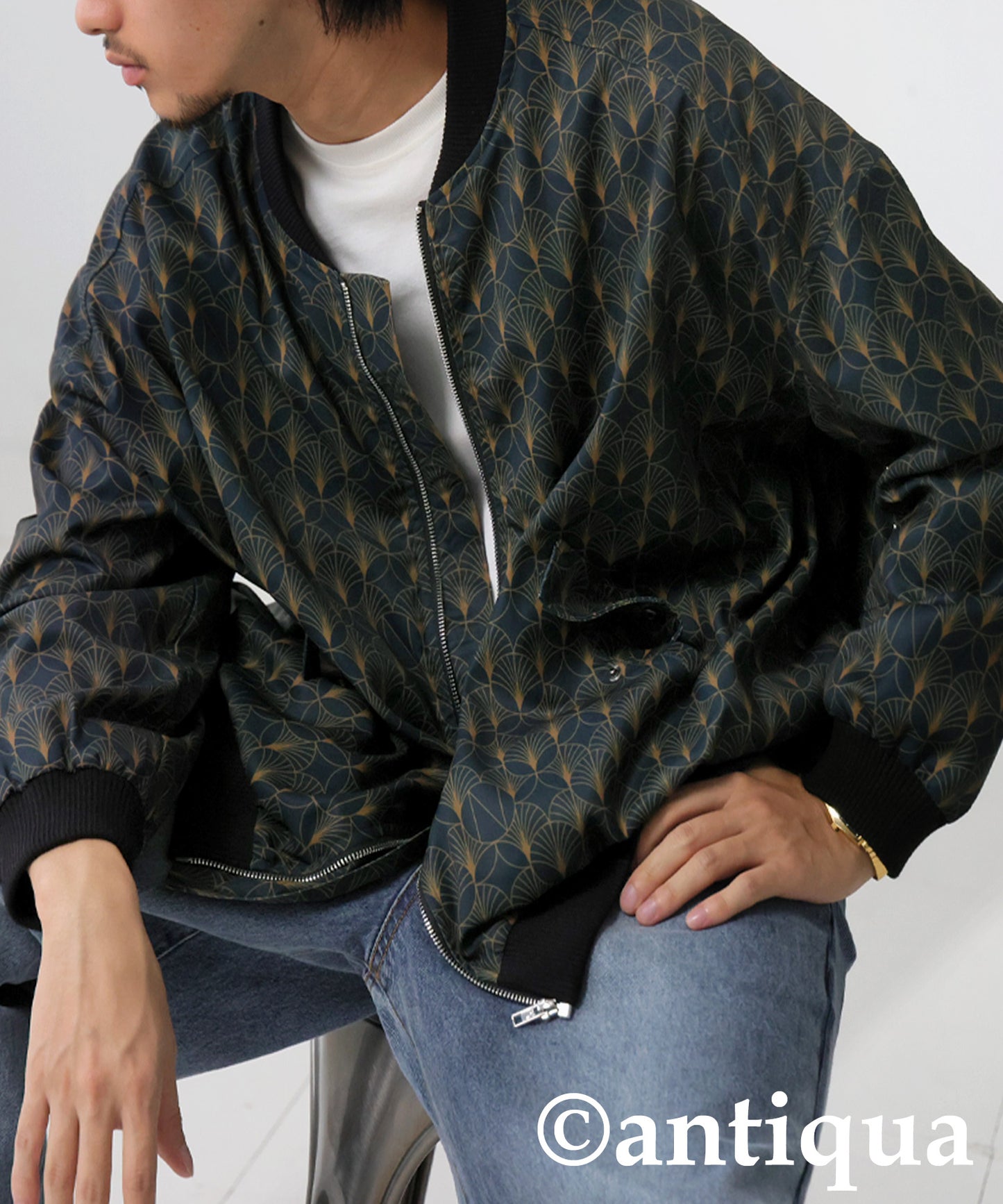 Original Print Blouson Men's