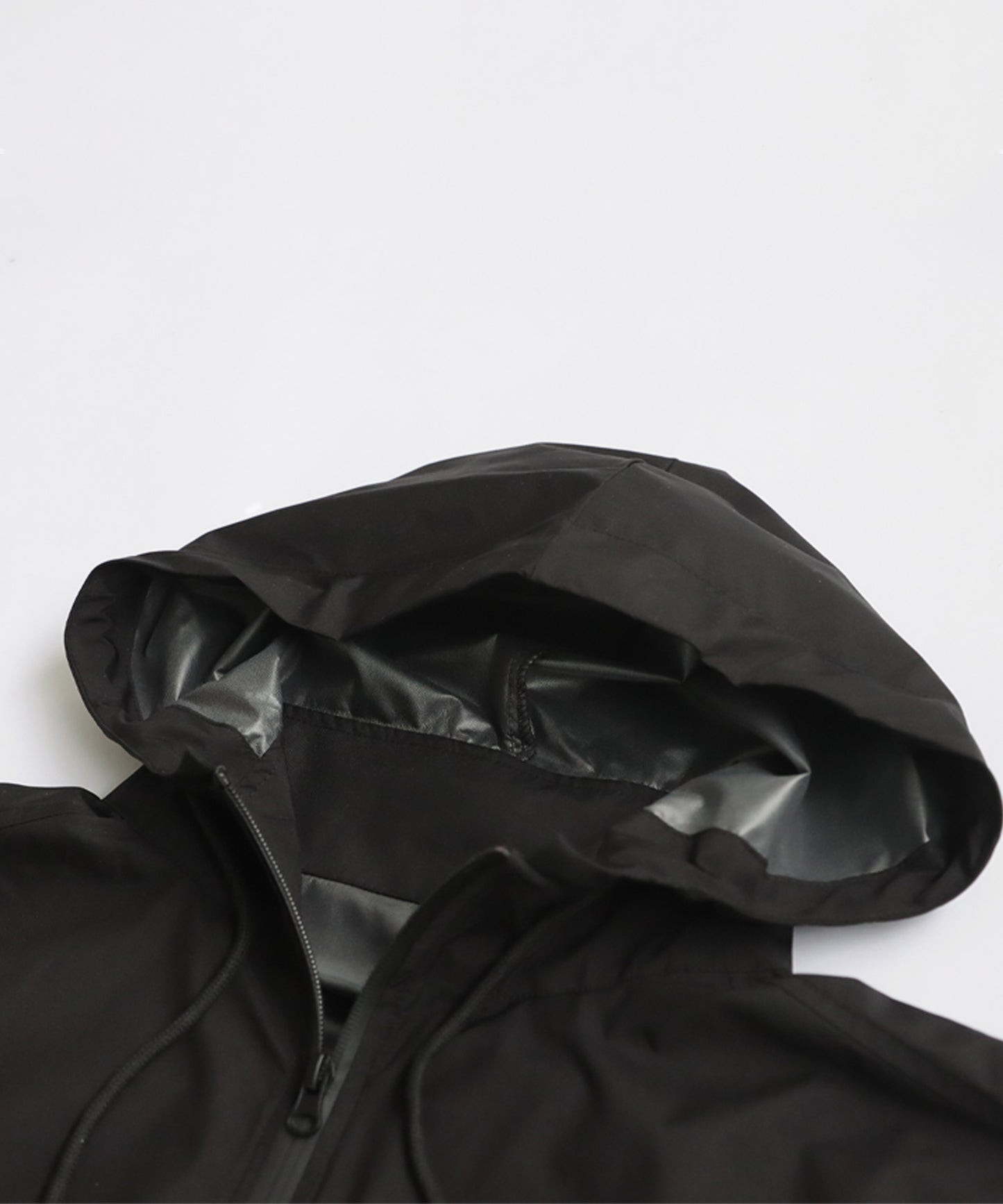 Color-Block Nylon Hoodie Ladies