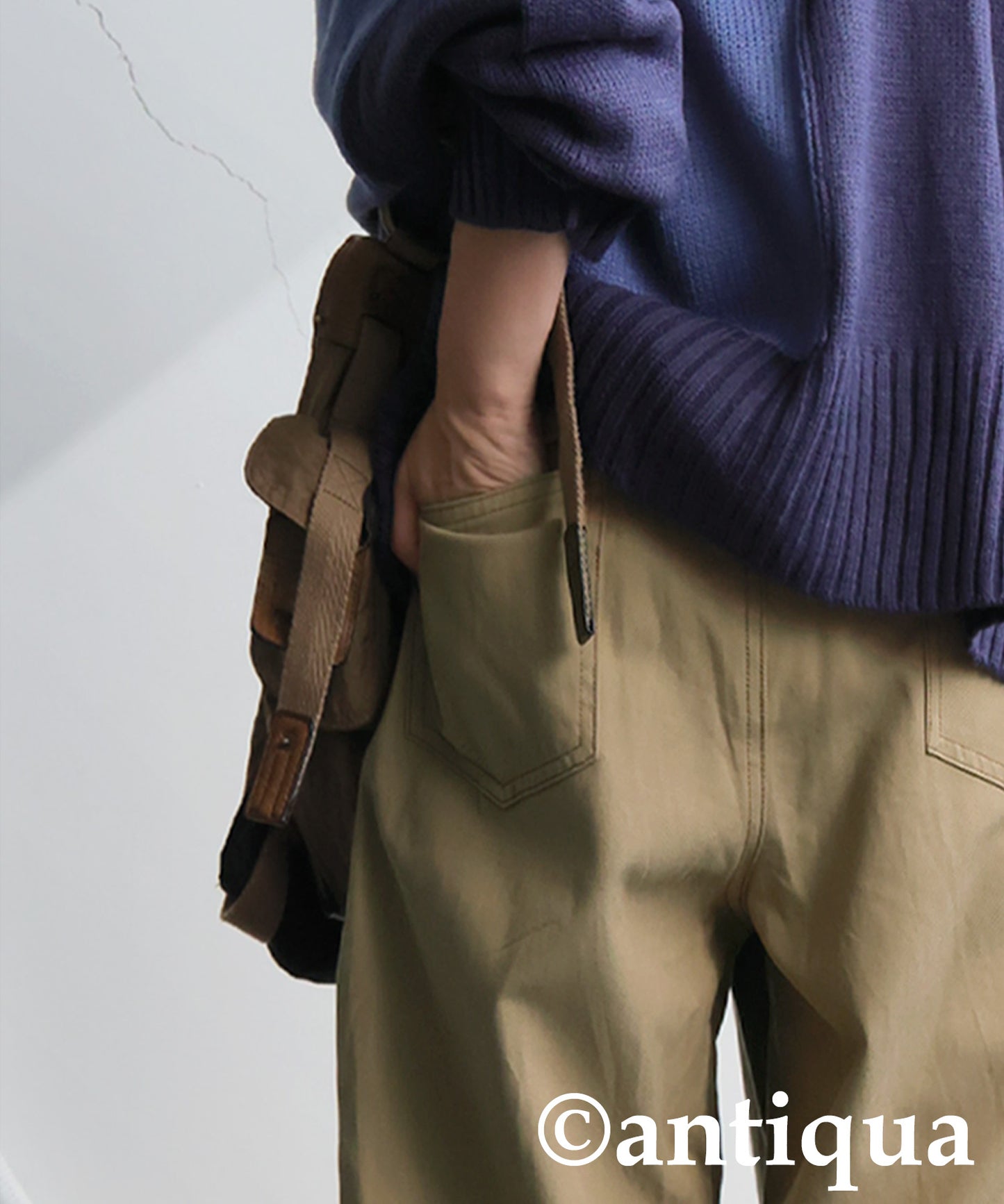 Twill Wide Pants Ladies