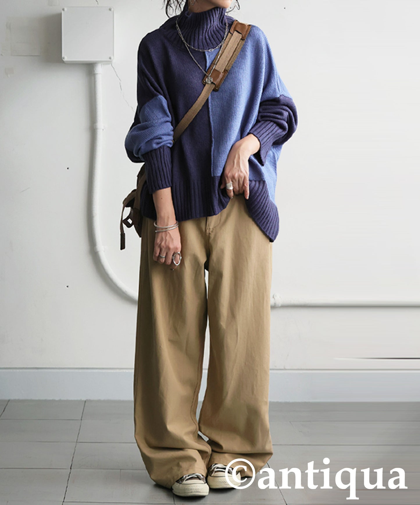 Twill Wide Pants Ladies