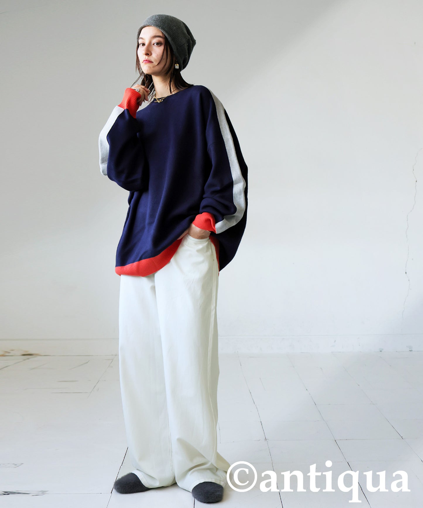 Twill Wide Pants Ladies