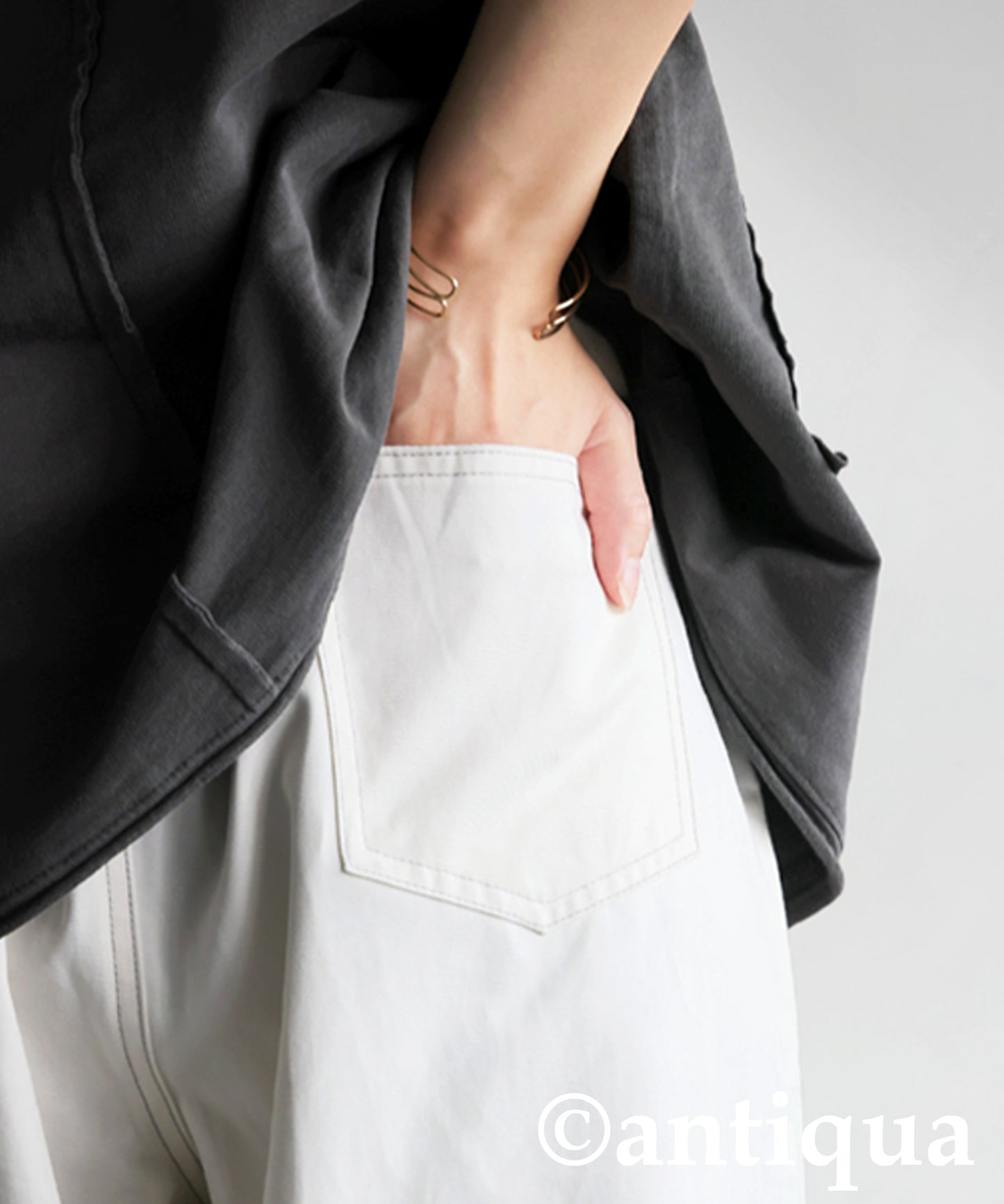 Twill Wide Pants Ladies