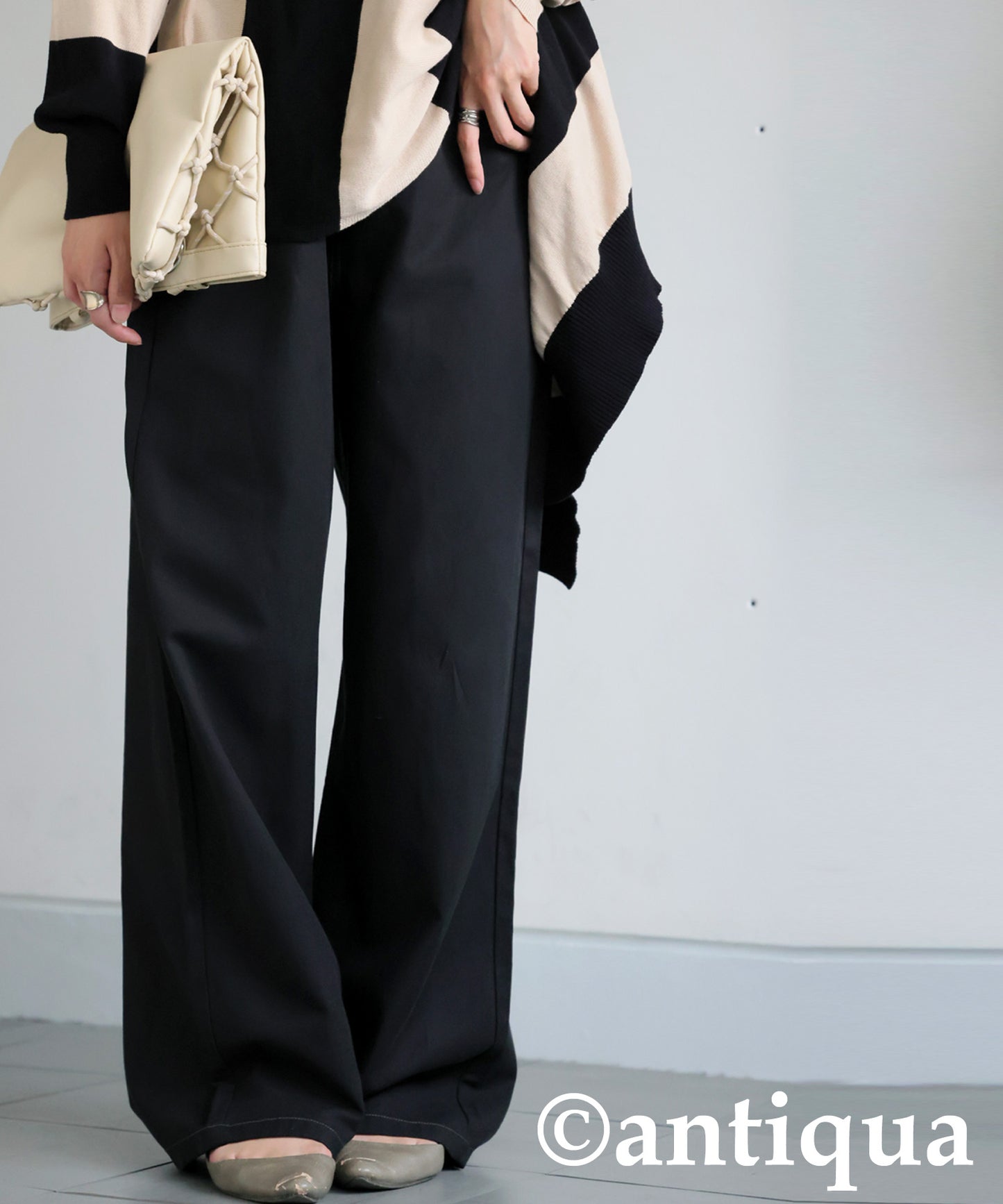 Twill Wide Pants Ladies