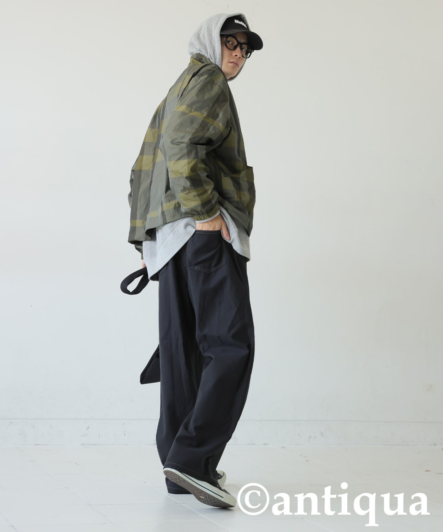 Twill Wide Pants Men's