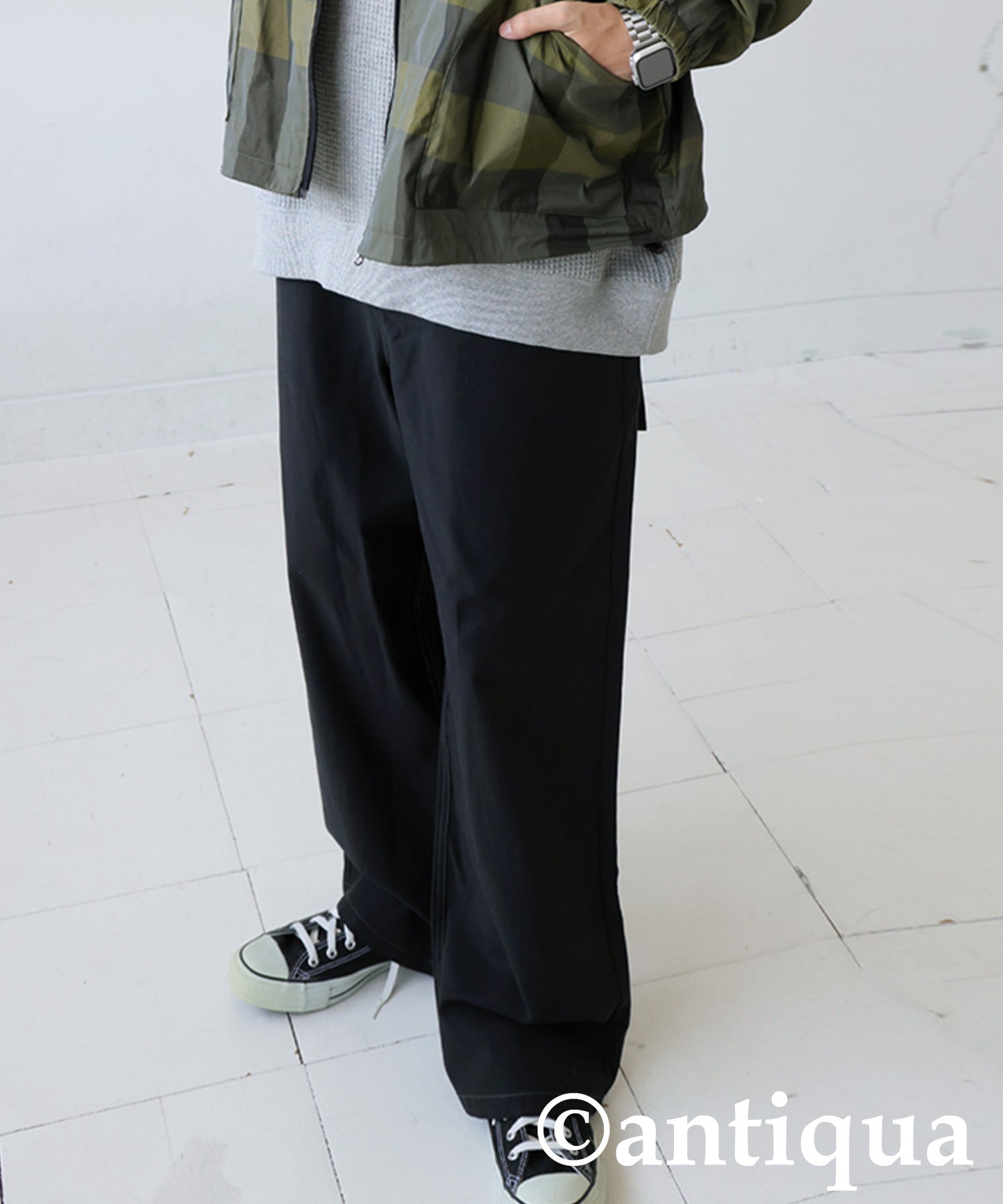 Twill Wide Pants Men's