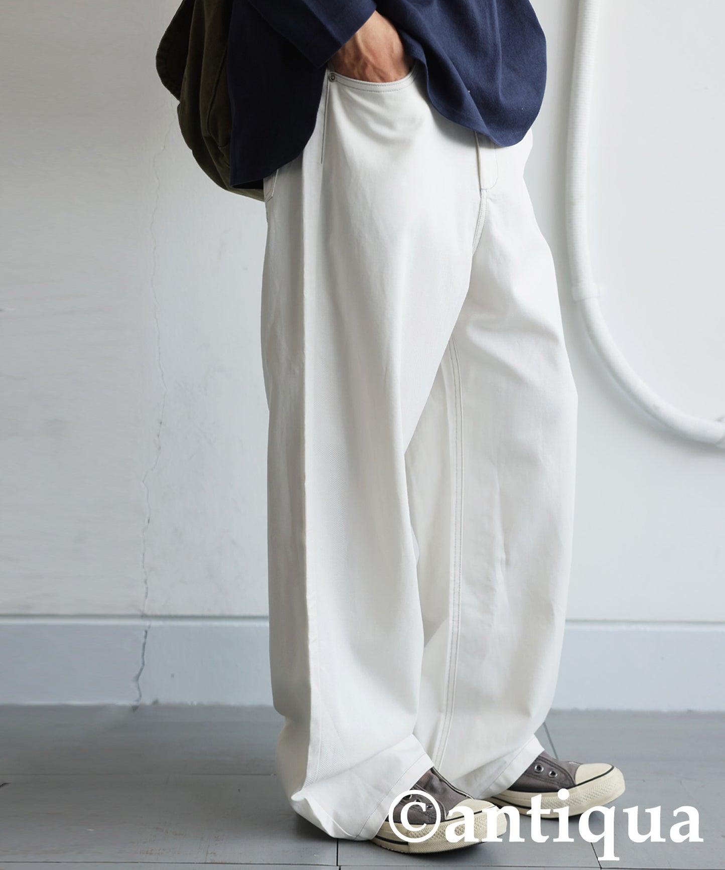 Twill Wide Pants Men's