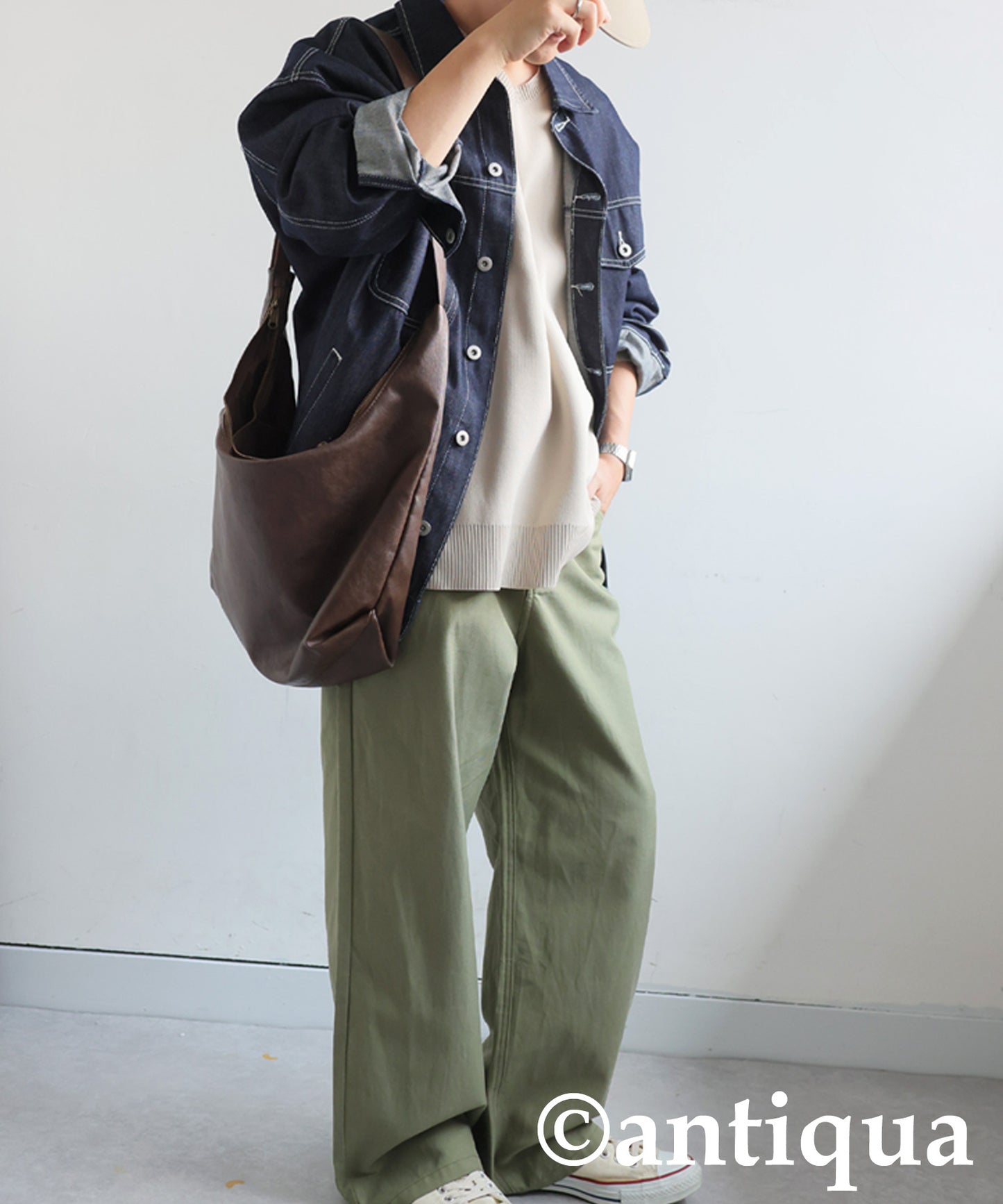 Twill Wide Pants Men's